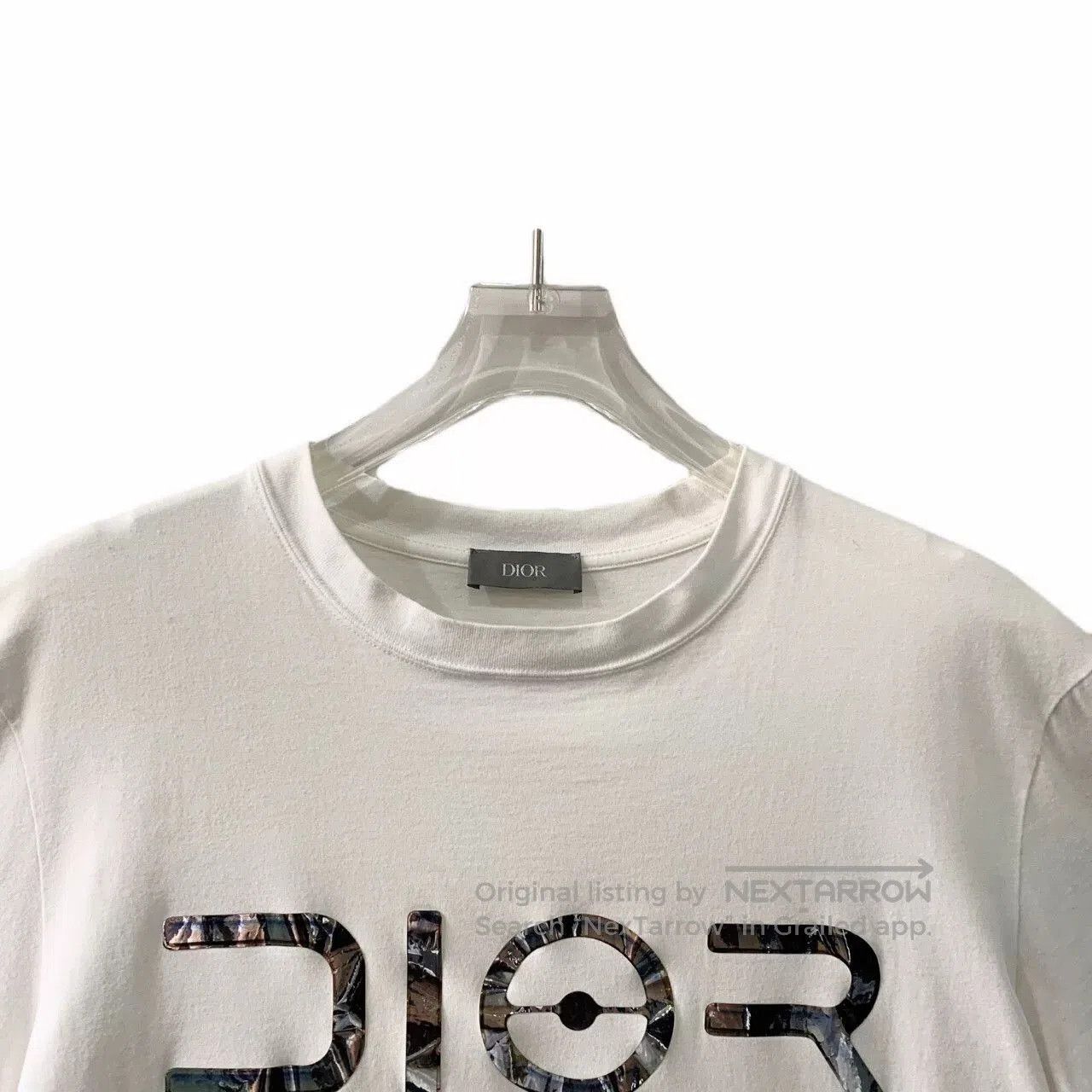 Dior white dior logo cotton t. Size US S / EU 44-46 / 1 - 3 Thumbnail