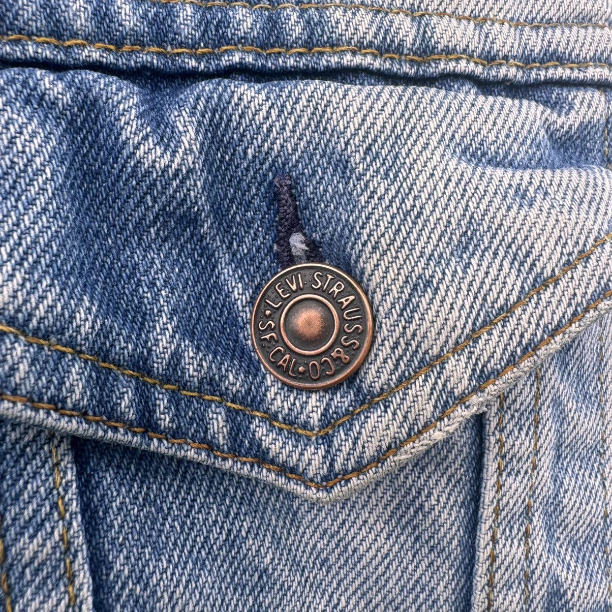 Levi's 80s Levis Denim Trucker Jacket Size US M / EU 48-50 / 2 - 16 Thumbnail
