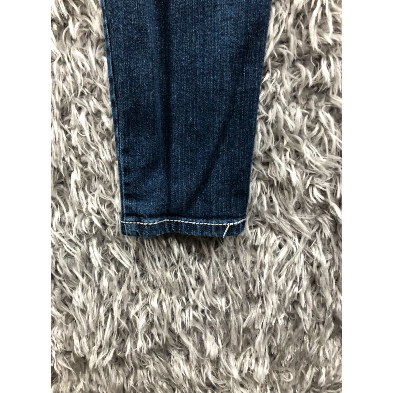 Denime Paisley Sky Jeans Skinny Dark Wash Blue Denim Size 2 Womens Low Rise 5-Pocket Cotton Belt Loops Size 26" / US 2 / IT 38 - 7 Thumbnail