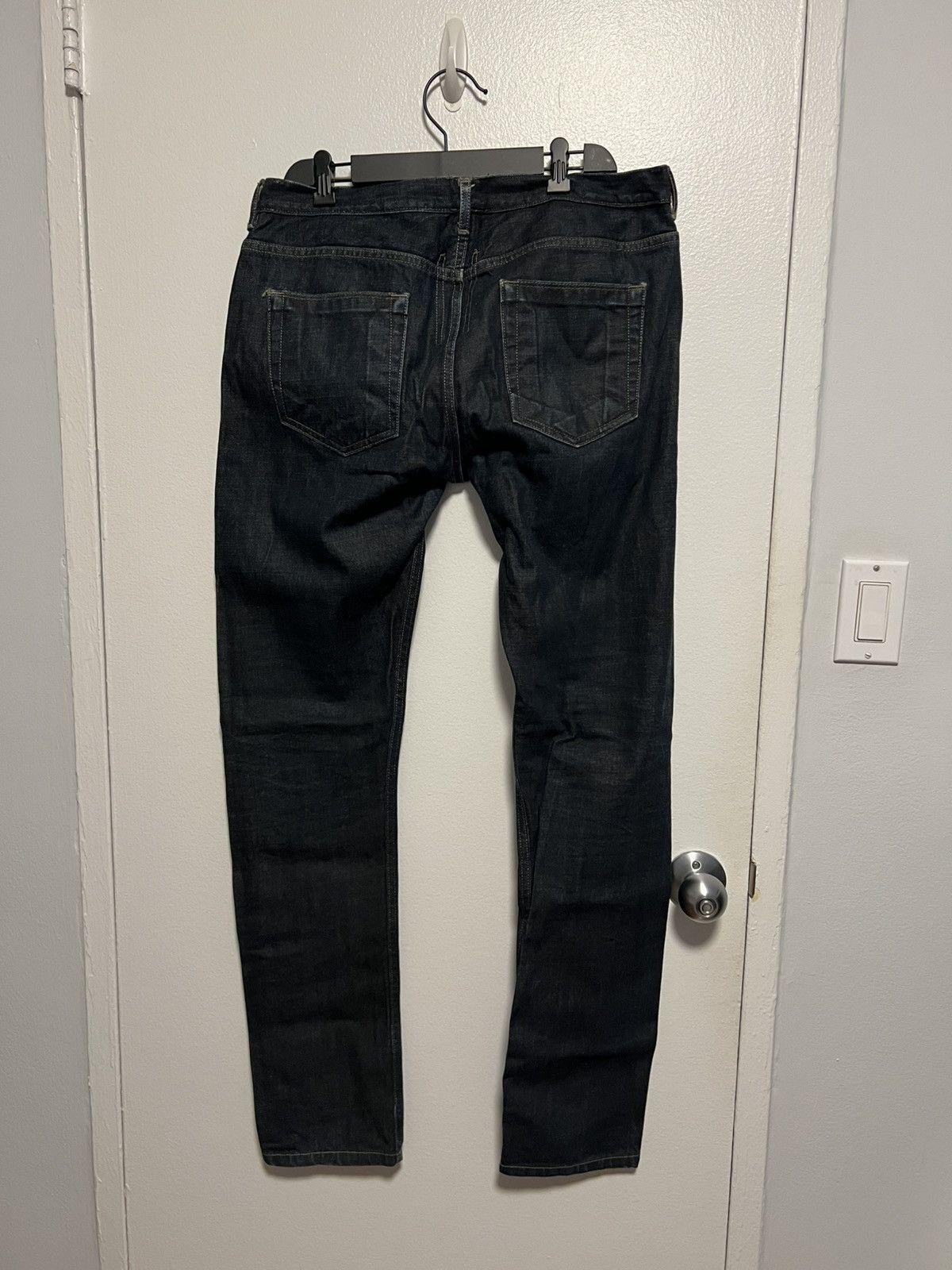 Rick Owens Drkshdw Raw Selvedge Denim Detroit Cut Jeans Size US 36 / EU 52 - 2 Thumbnail