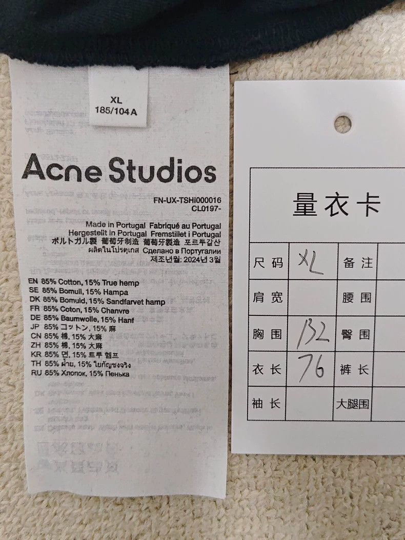 Acne Studios Acne Studios 1996 Collection Alphabet Print Long Sleeves wi Size US XL / EU 56 / 4 - 5 Thumbnail