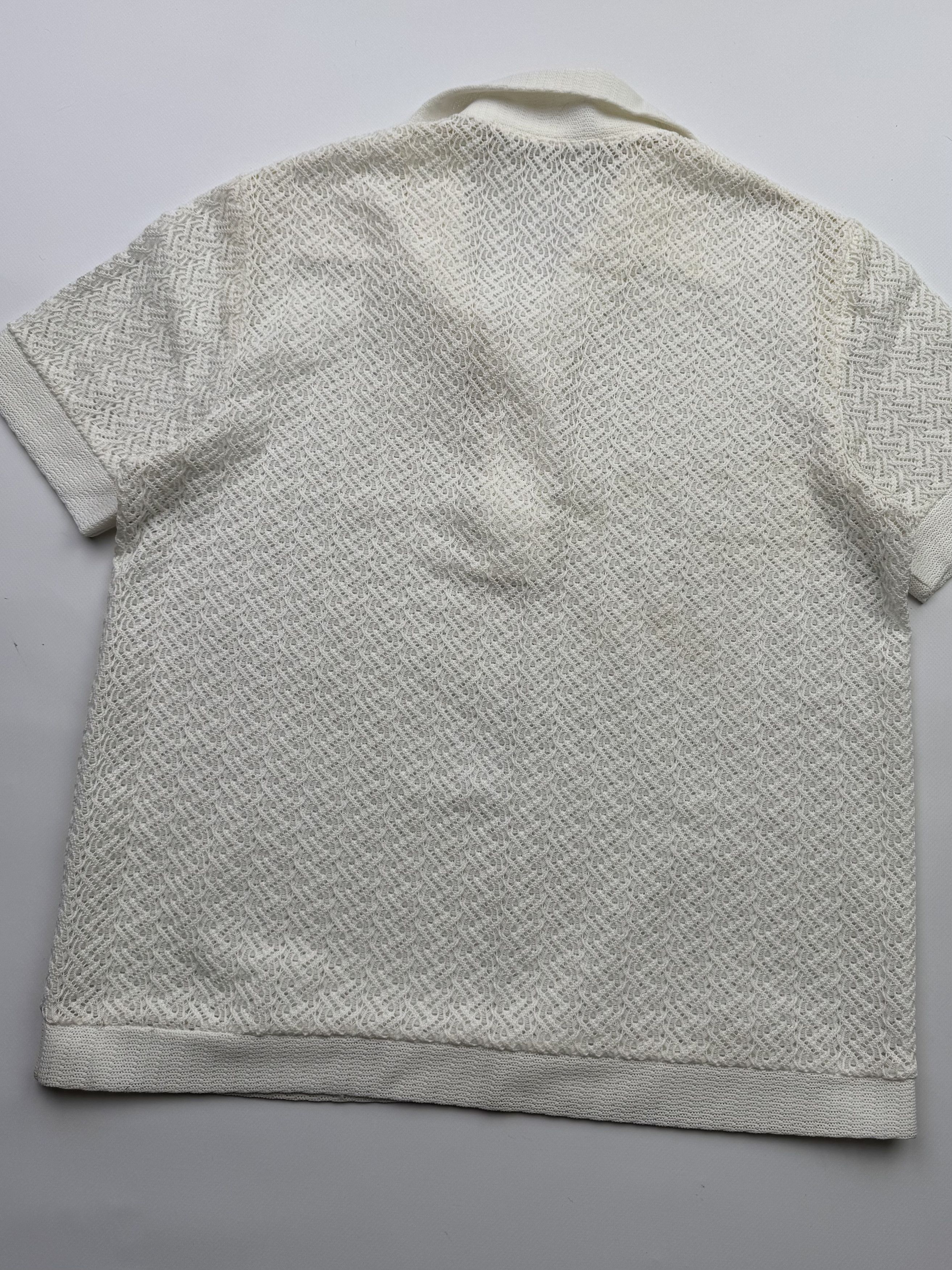 Vintage Vintage Mesh Retro Polo T-Shirt B404(V351)E2 Size US M / EU 48-50 / 2 - 8 Thumbnail