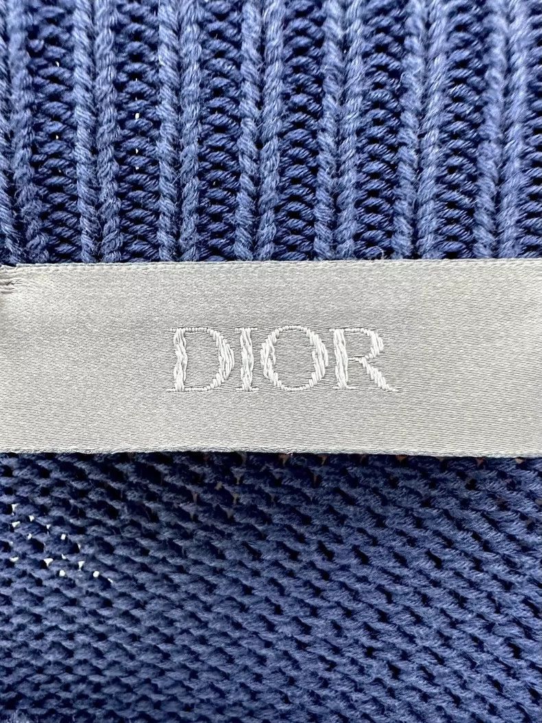 Dior Dior Dior Logo Knit Sweater for Men, Blue-2507 Size US S / EU 44-46 / 1 - 7 Thumbnail