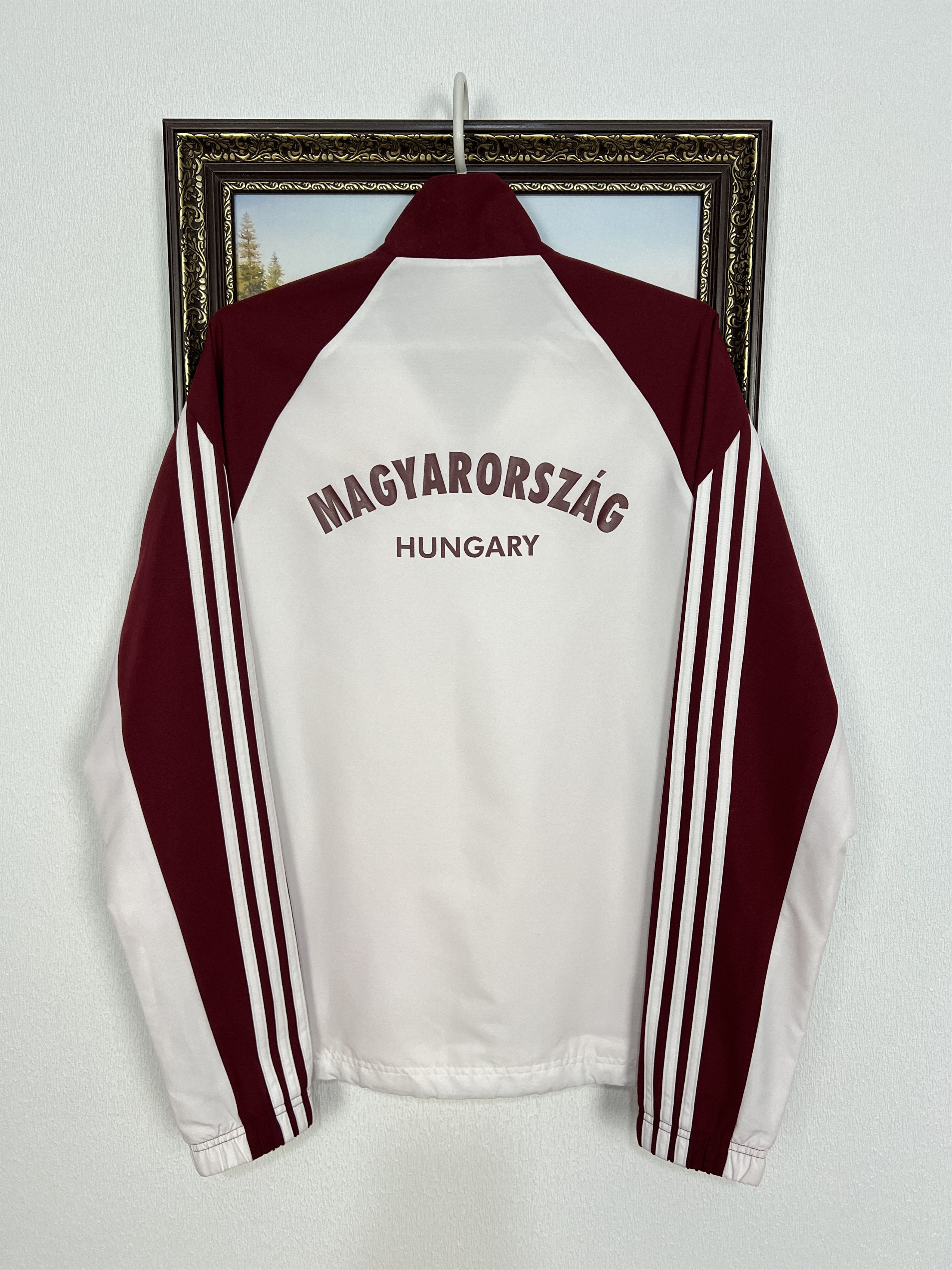 Adidas Hungary Football Set Soccer Track Suit Jacket Pants National Size US S / EU 44-46 / 1 - 6 Thumbnail