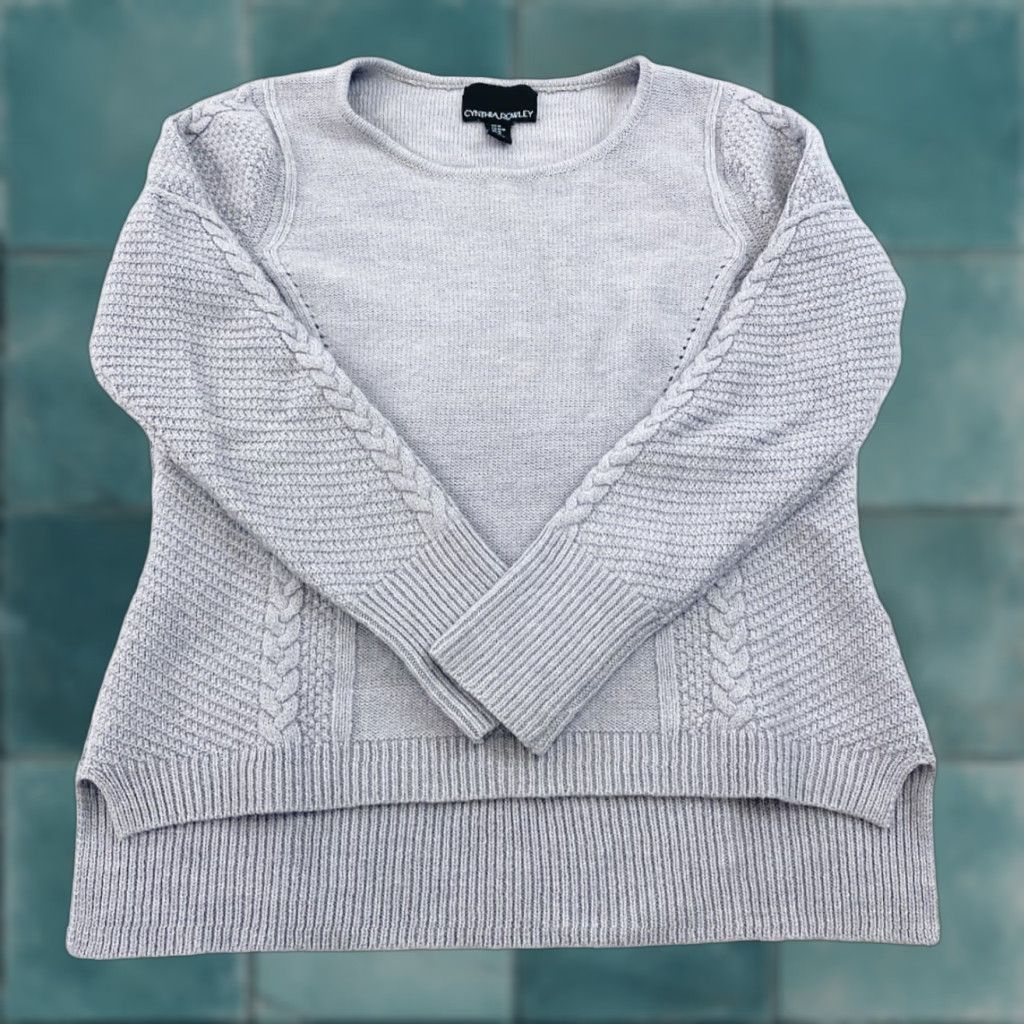 Cynthia Rowley Cynthia Rowley Sweater Women M Gray Wool Knit Pullover Size M / US 6-8 / IT 42-44 - 1 Thumbnail
