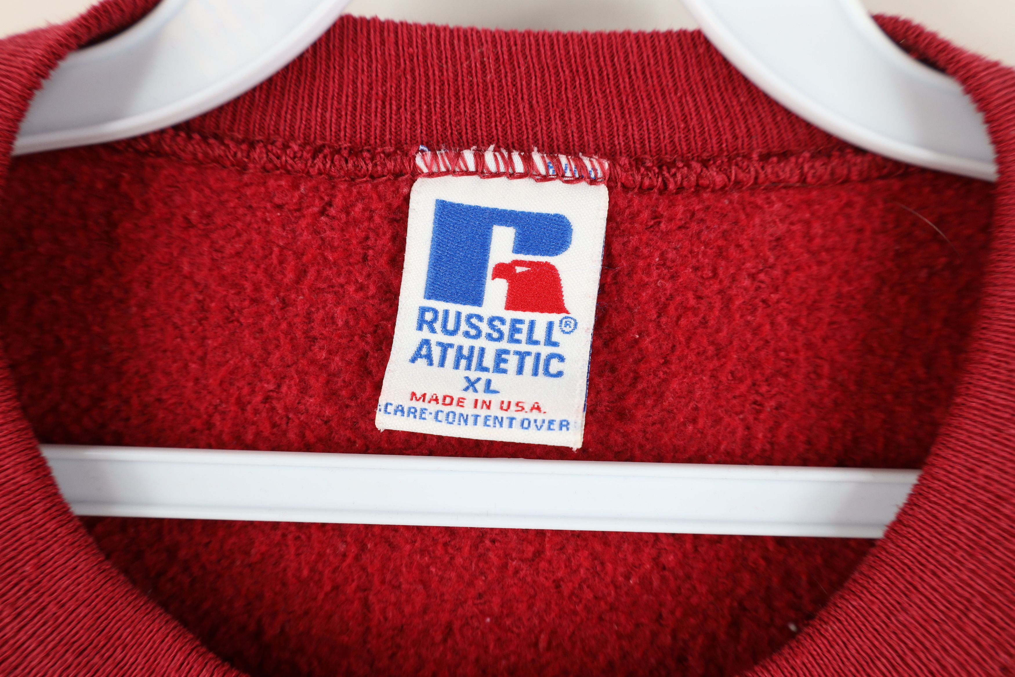 Russell Athletic Vintage 90s Russell Athletic Blank Crewneck Sweatshirt USA Size US XL / EU 56 / 4 - 10 Thumbnail