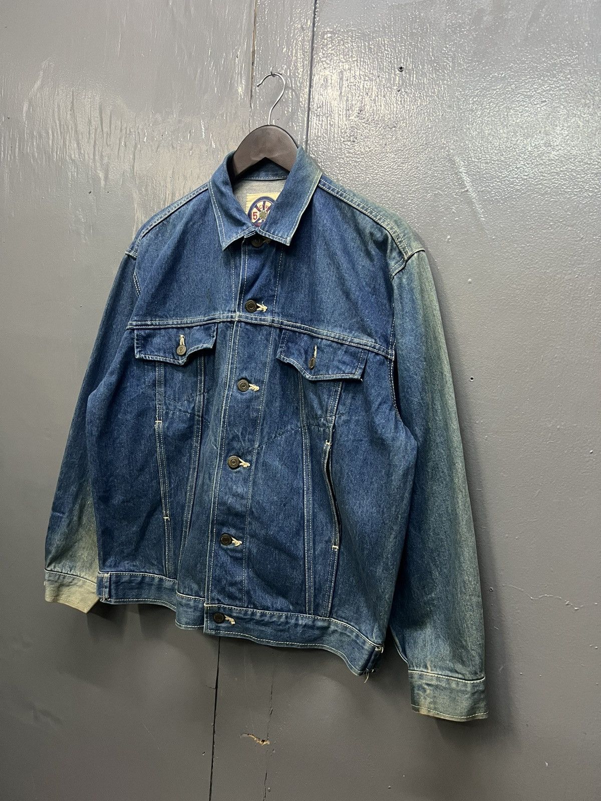 Vintage Vintage Active 508 Denim Trucker Jacket Size US XL / EU 56 / 4 - 2 Thumbnail
