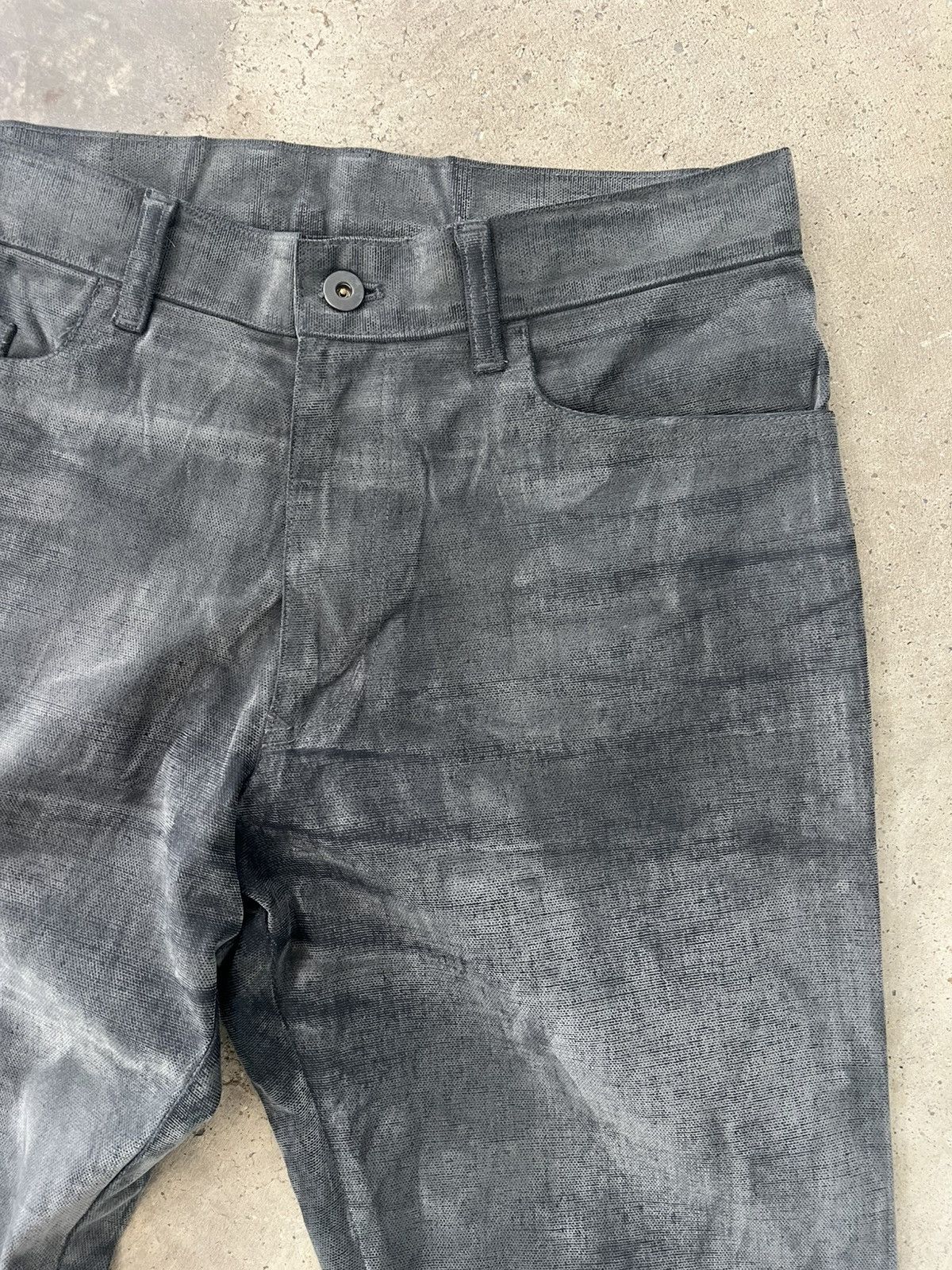 Nicole Club Vintage Y2K Nicole Monsieur Archival Waxed Cotton Pants Size US 32 / EU 48 - 6 Thumbnail