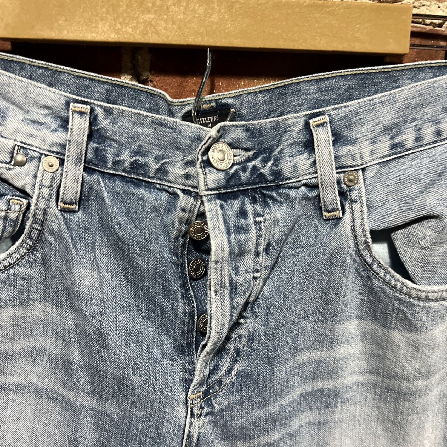 Citizens Of Humanity Citizens of Humanity Jeans Womens 28 Emerson Boyfriend Distressed 80s 90s Retro USA Slim Blue Denim 5-Pocket Distressed Crop Pocketless? Size 24" / US 00 / IT 34 - 2 Thumbnail