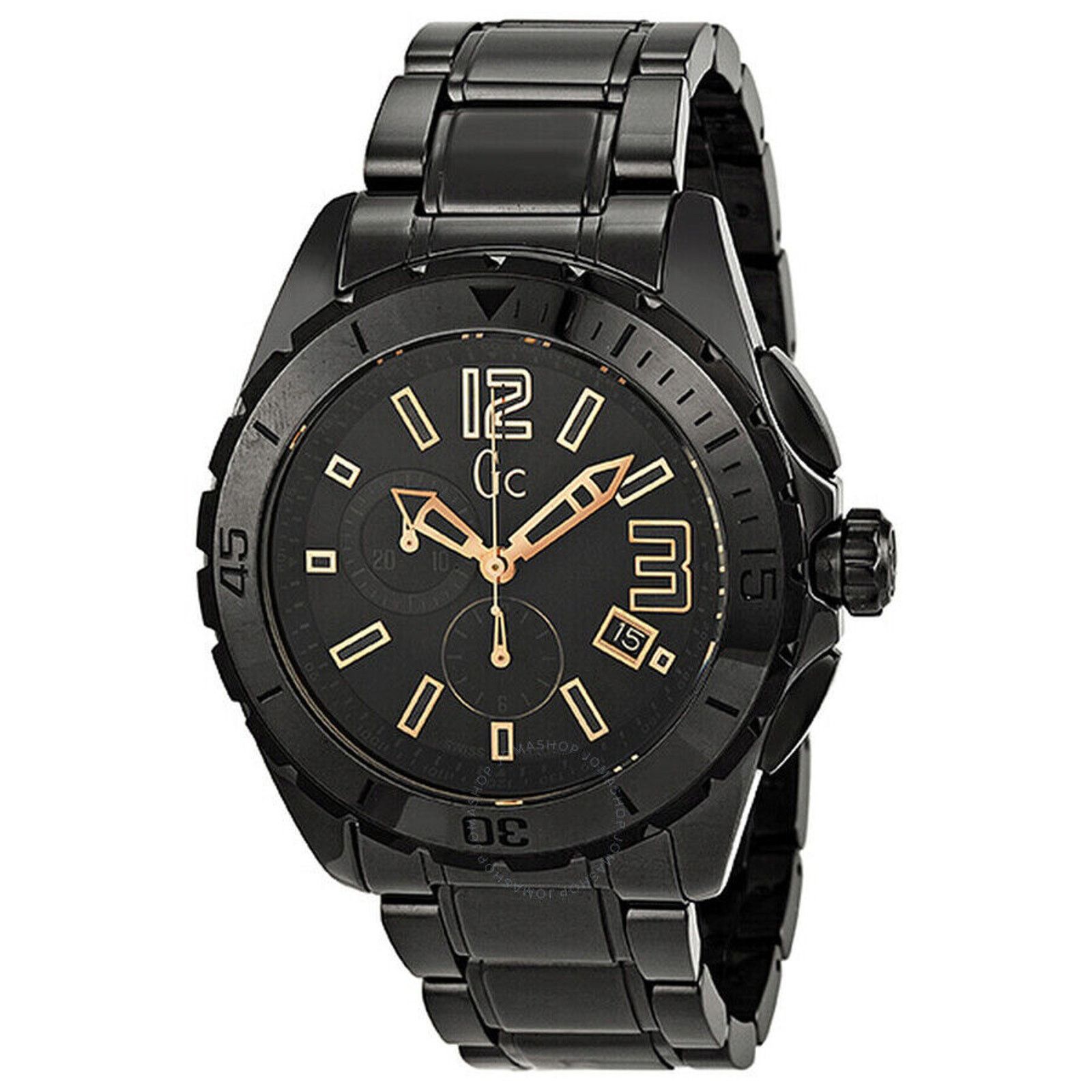 Guess Guess Collection GC Sport XXL Chronograph Ceramic 45mm Watch Size ONE SIZE - 1 Thumbnail