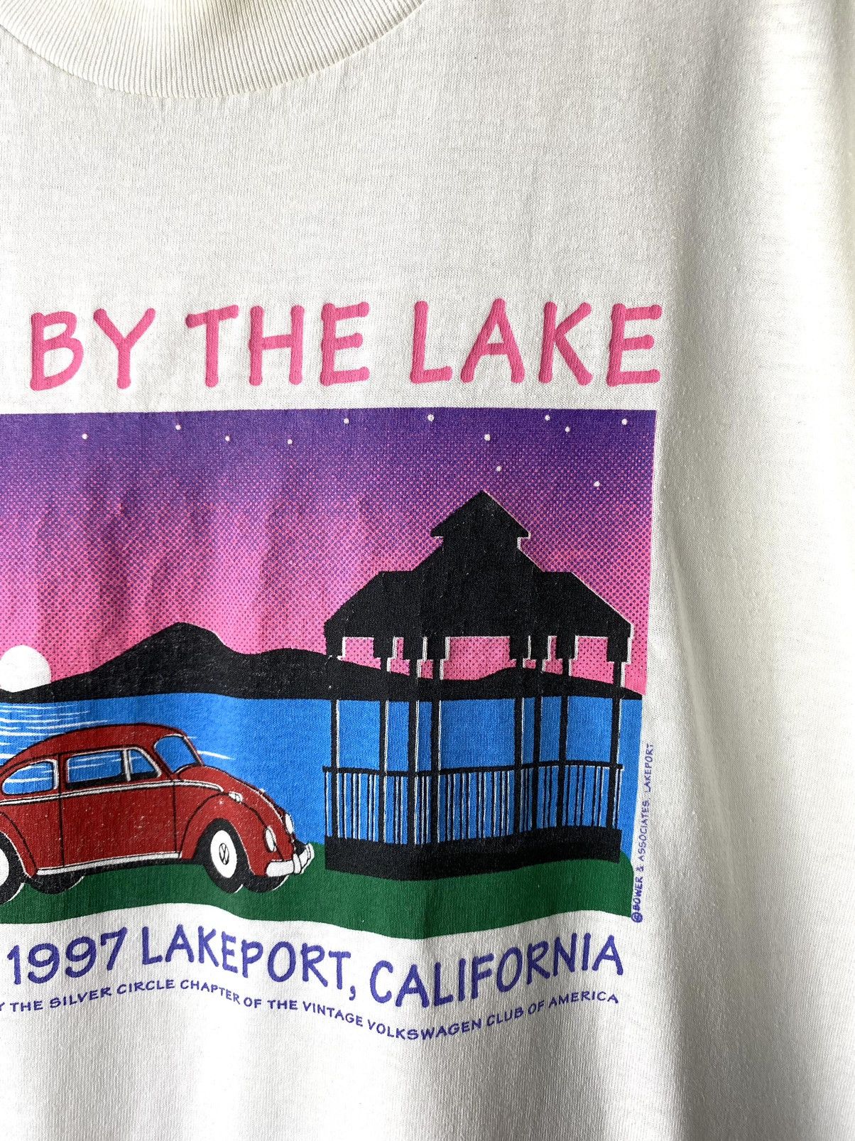 Vintage Vintage 1997 Volkswagen Club Of America TShirt Single Stitch Size US XL / EU 56 / 4 - 4 Thumbnail