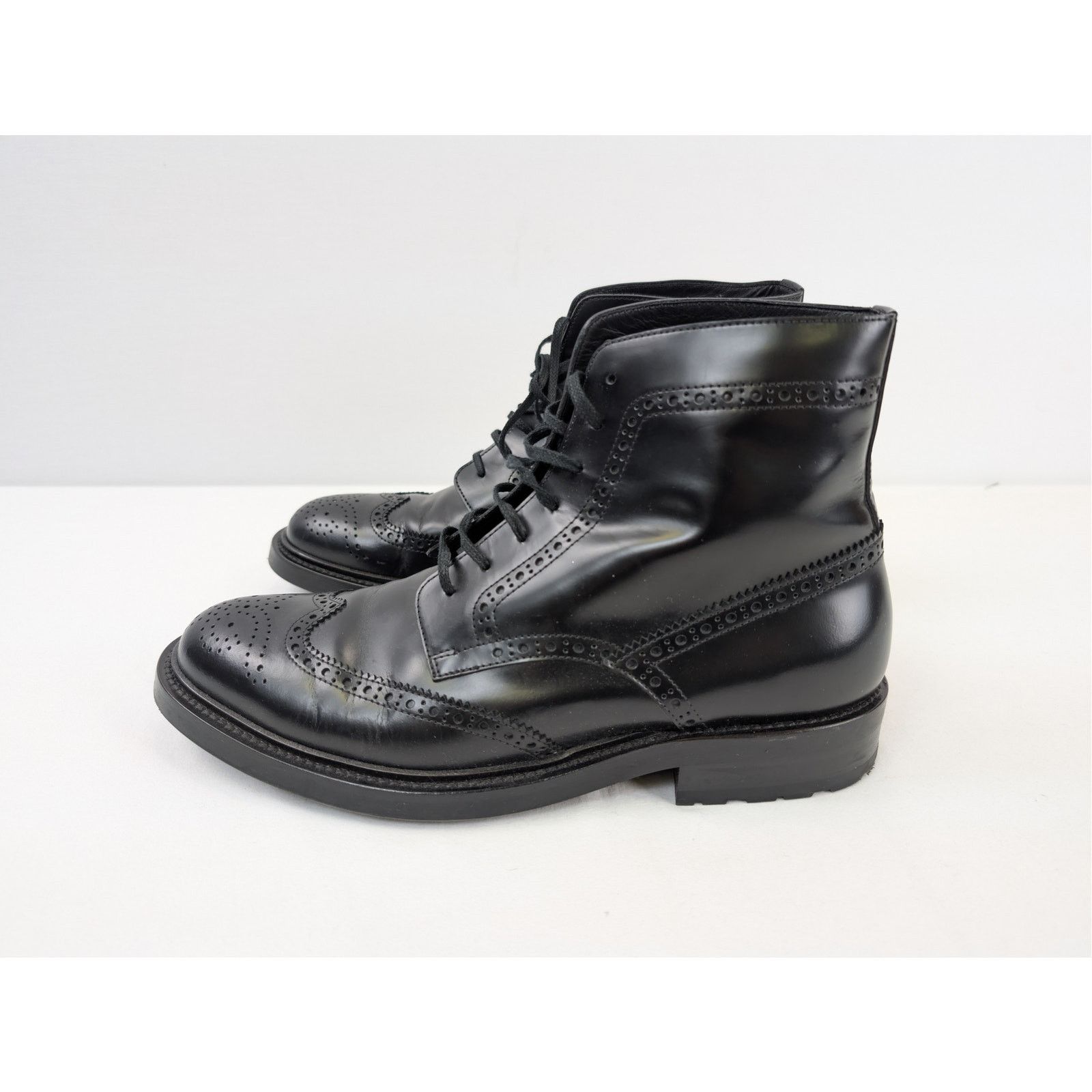 Saint Laurent Paris o1rshd1 CC20 Army 20 Lace-up Boots in black Size US 10 / EU 43 - 9 Thumbnail