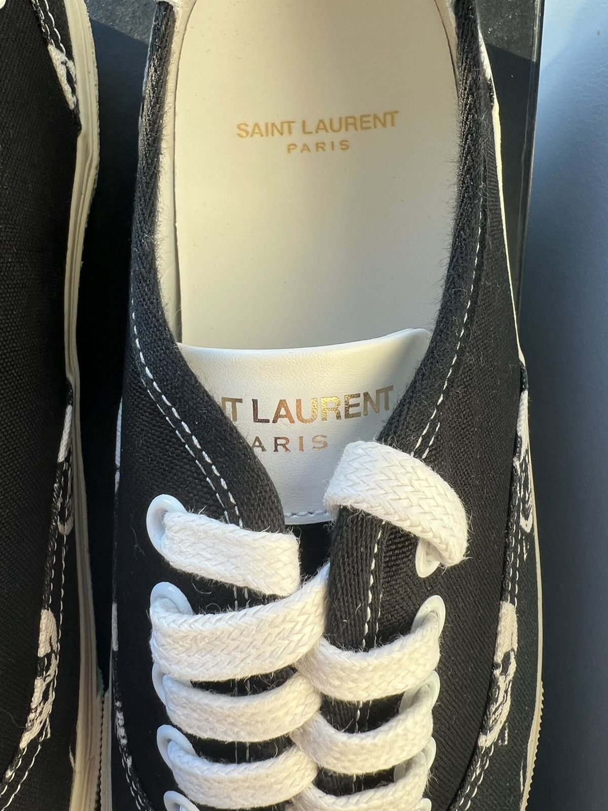 Hedi Slimane × Saint Laurent Paris Saint Laurent Skull Skate 20 sneakers Size US 10 / EU 43 - 4 Thumbnail