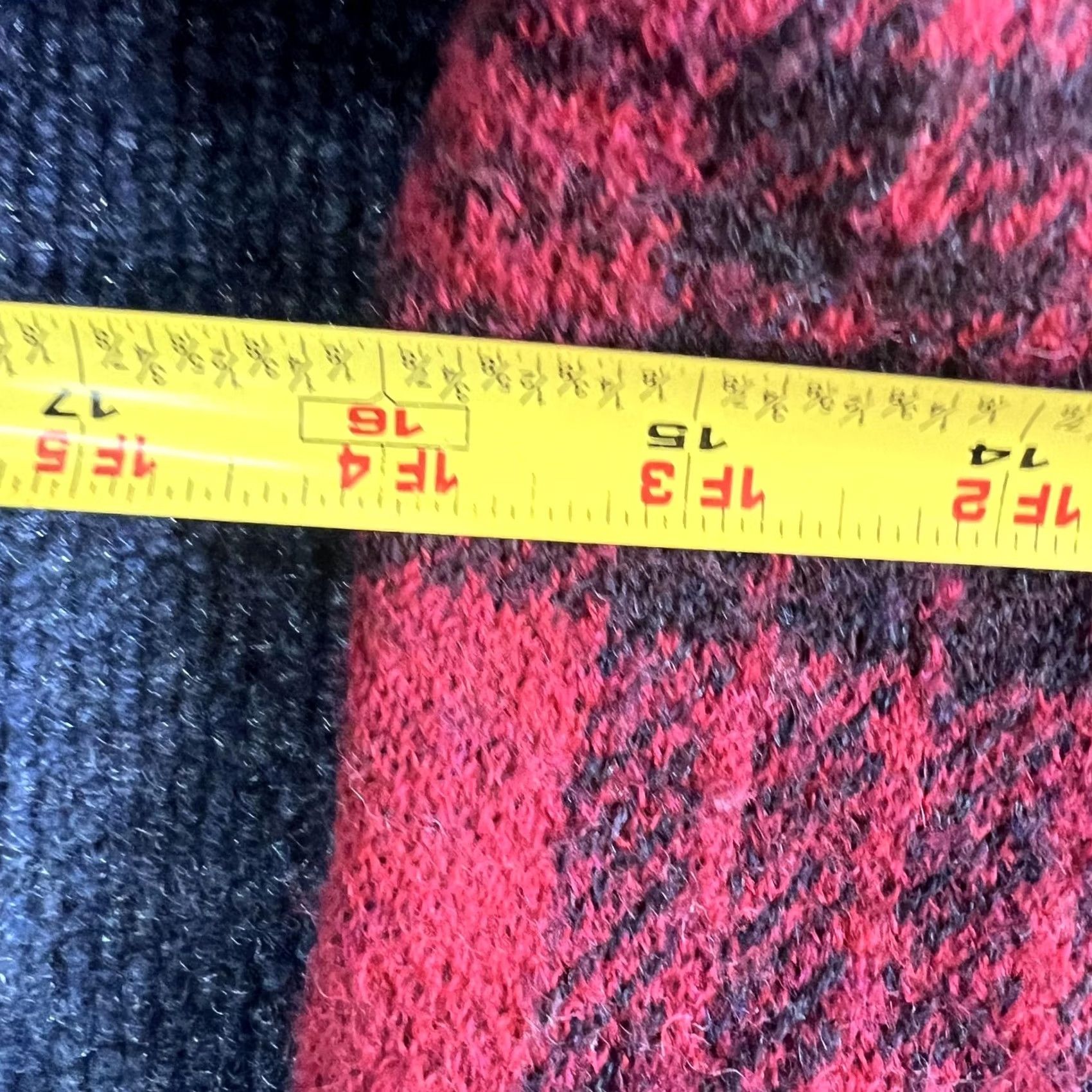 Vintage Splendor Jacket Womens Medium Red Plaid 100% Wool Button Front Collared Short Size 32" / US 10 / IT 46 - 5 Thumbnail