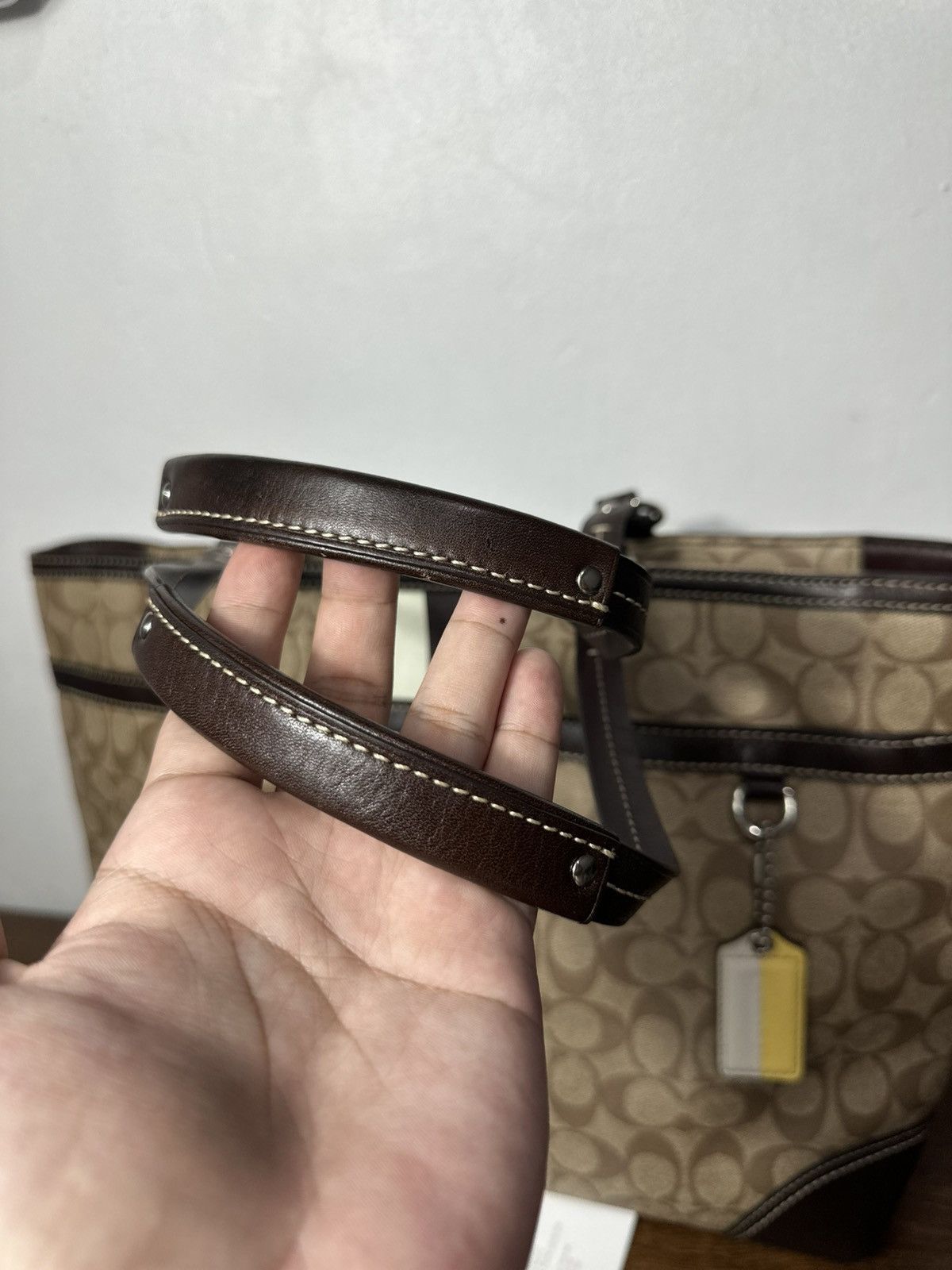 Coach Authentic Coach Heritage Stripe Large Tote bag Size ONE SIZE - 4 Thumbnail