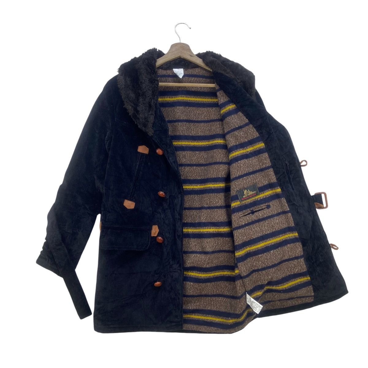 Vintage Vintage Vincent et Mireille Faux Fur Corduroy Heavy Coat Size US XS / EU 42 / 0 - 2 Thumbnail