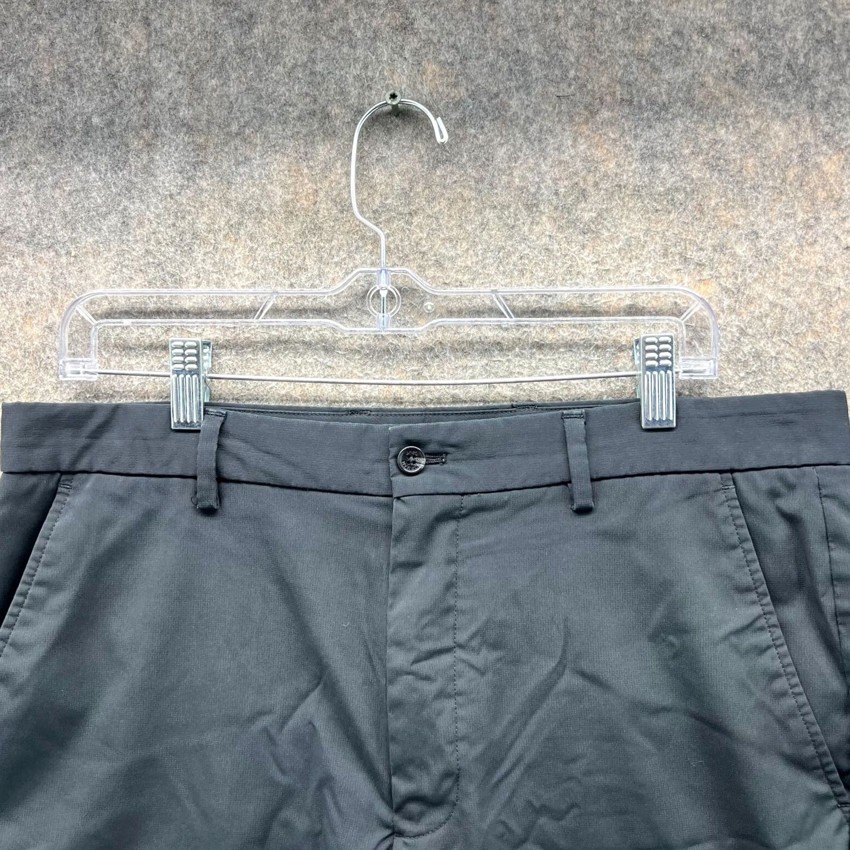 Vintage Greg Norman Shorts Mens 34 Black Chino Flat Front Golf Golfer Classic Travel Size US 34 / EU 50 - 6 Thumbnail