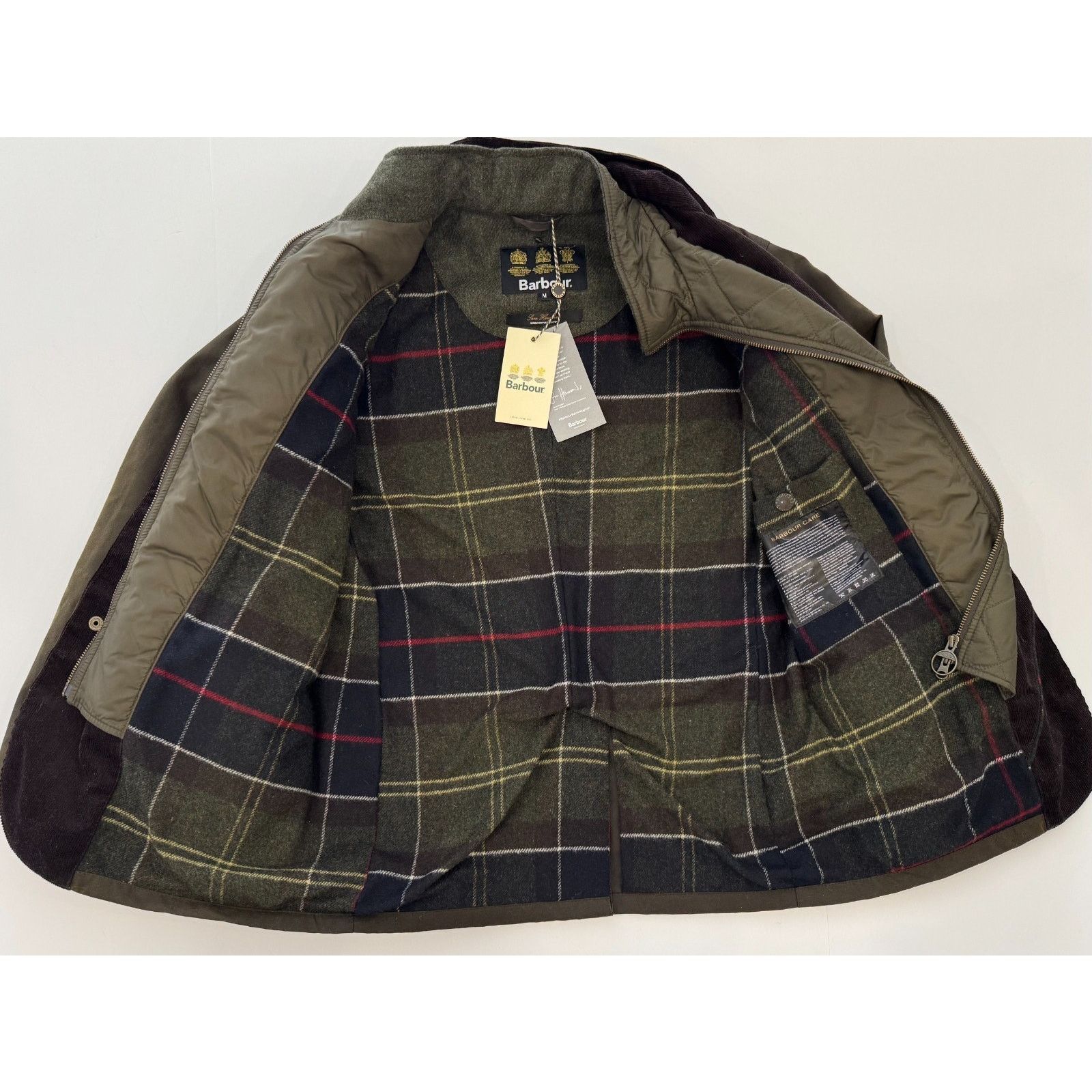 Barbour NWT Barbour Olive Green Ogston Wax leather Jacket Men's M Size US M / EU 48-50 / 2 - 5 Thumbnail
