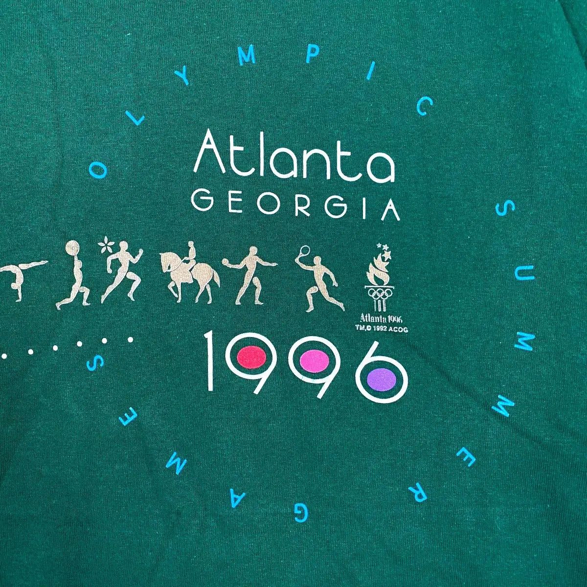 Other Vintage 90's OLYMPIC ATLANTA GEORGIA Summer Games Tee Size US L / EU 52-54 / 3 - 3 Thumbnail
