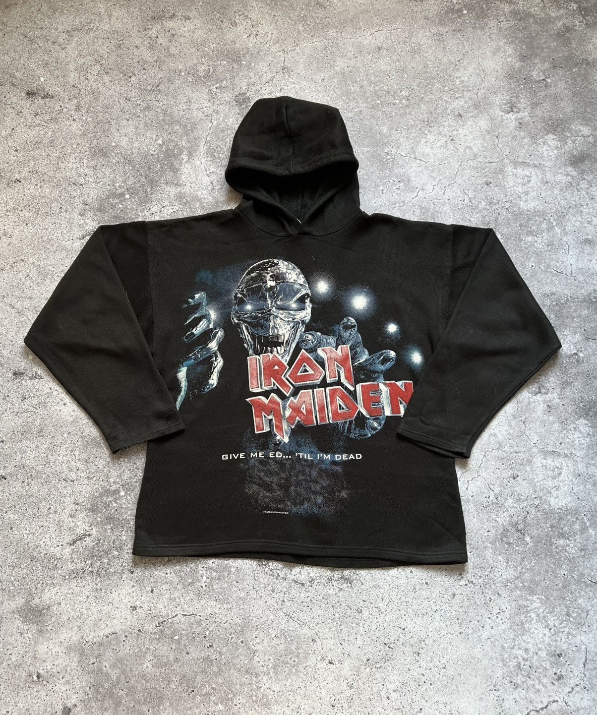 Band Tees × Iron Maiden × Vintage Vintage Iron Maiden 2003 Bootleg Hoodie Size US M / EU 48-50 / 2 - 1 Thumbnail