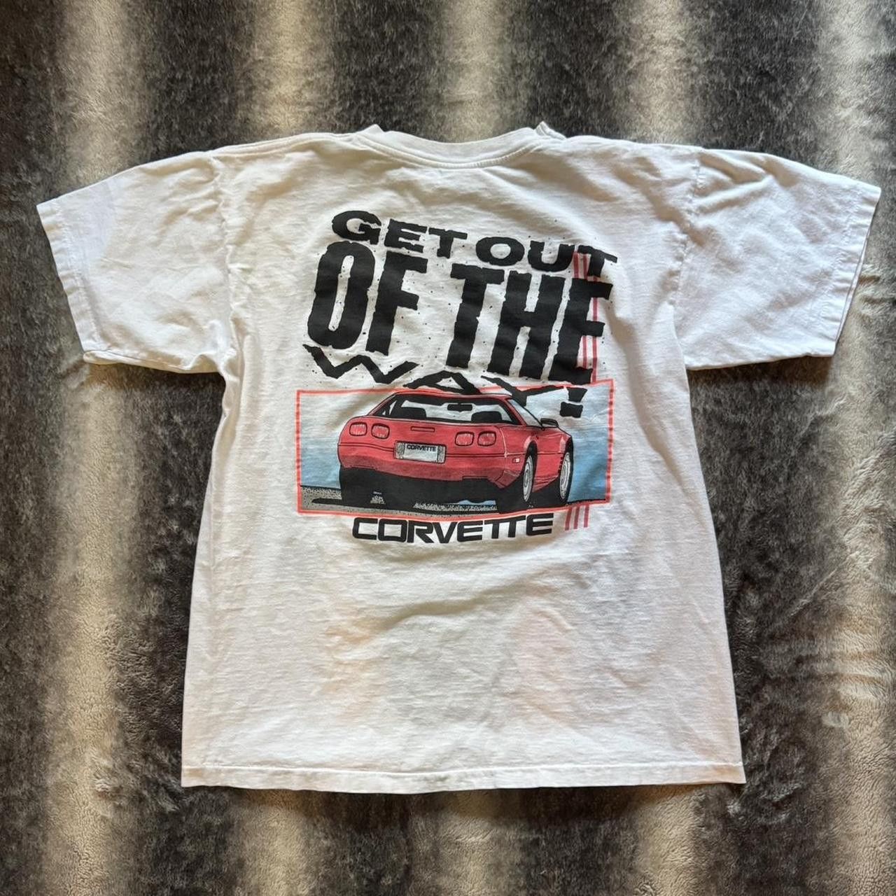Vintage Vintage 90s Single Stitched Corvette Graphic T-shirt Size US L / EU 52-54 / 3 - 2 Thumbnail