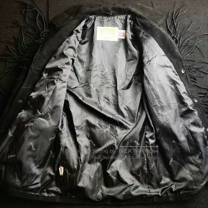 Other Suede cowhide western cowboy tassel leather jacket Size US S / EU 44-46 / 1 - 6 Thumbnail