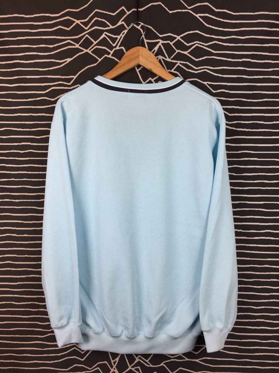 Japanese Brand Vtg Yonex Japan Retro V-Neck Long Sleeve Pullover Sweatshirt Size US XL / EU 56 / 4 - 6 Thumbnail