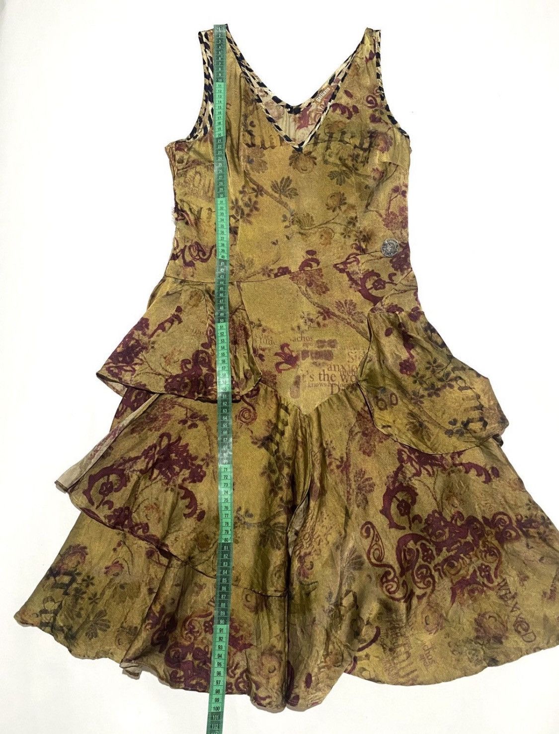John Galliano RARE GRAIL! JOHN GALLIANO DRESSES Size XS / US 0-2 / IT 36-38 - 14 Thumbnail