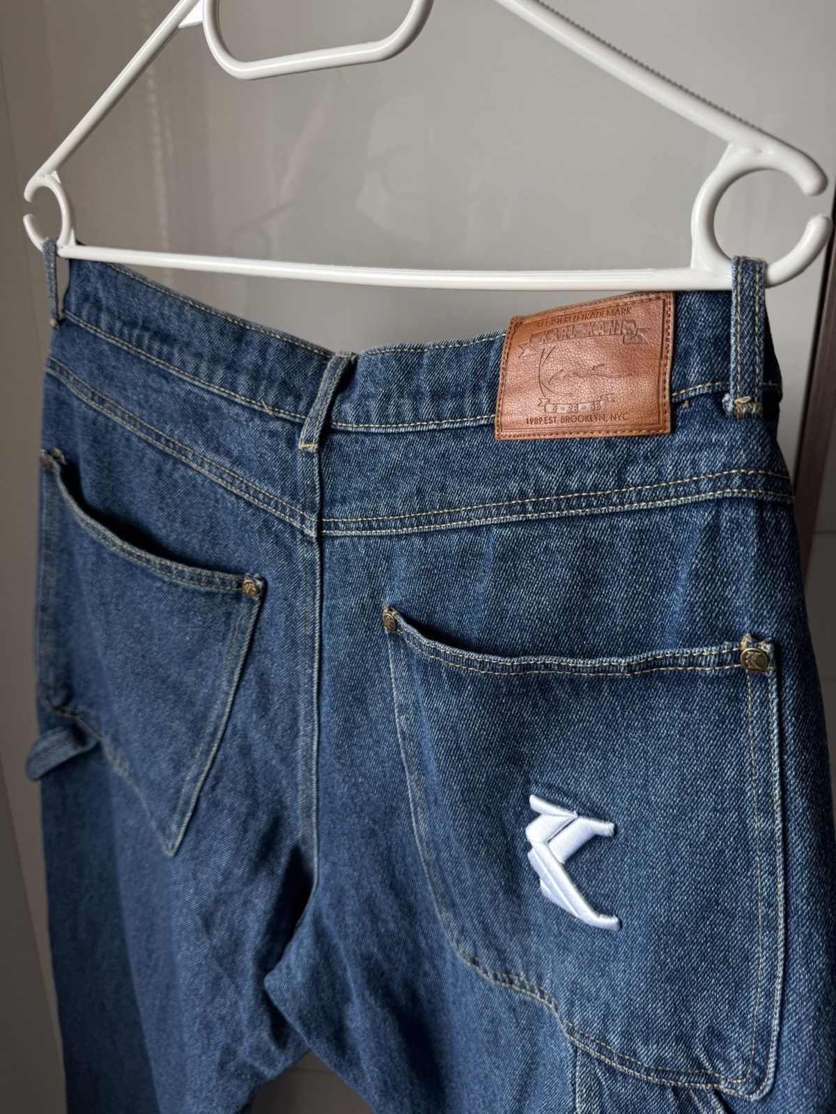 Karl Kani Karl Kani Embroidered Logo Rap Black Denim Unisex Jeans Size US 32 / EU 48 - 17 Thumbnail