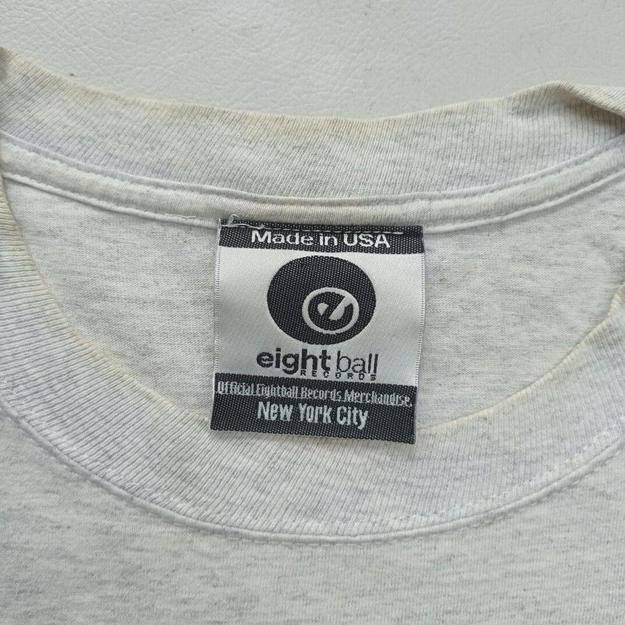 Band Tees × Vintage vintage eightball records NYC logo tshirt 90s Size US M / EU 48-50 / 2 - 4 Thumbnail