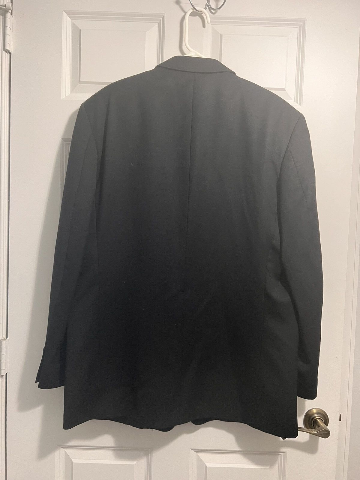 Albert Nipon ALBERT NIPON/ LORD& TAYLOR BLACK MENS SPORTS COAT- 46L- VTG Size 46L - 5 Thumbnail