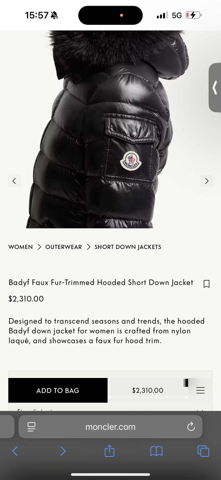 Moncler Moncler Badyfur Jacket Size S / US 4 / IT 40 - 24 Thumbnail