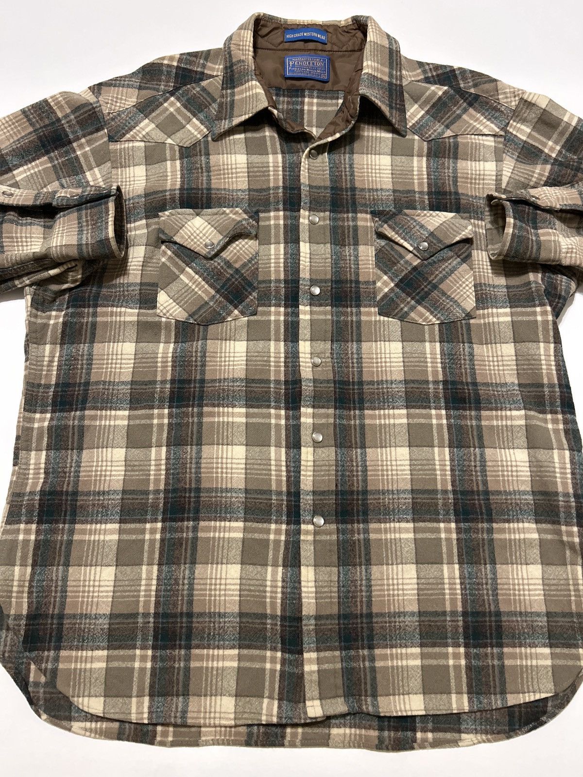 Pendleton Vintage 90s Pendleton Button Up Shirt Flannel Made in USA Size US XL / EU 56 / 4 - 2 Thumbnail