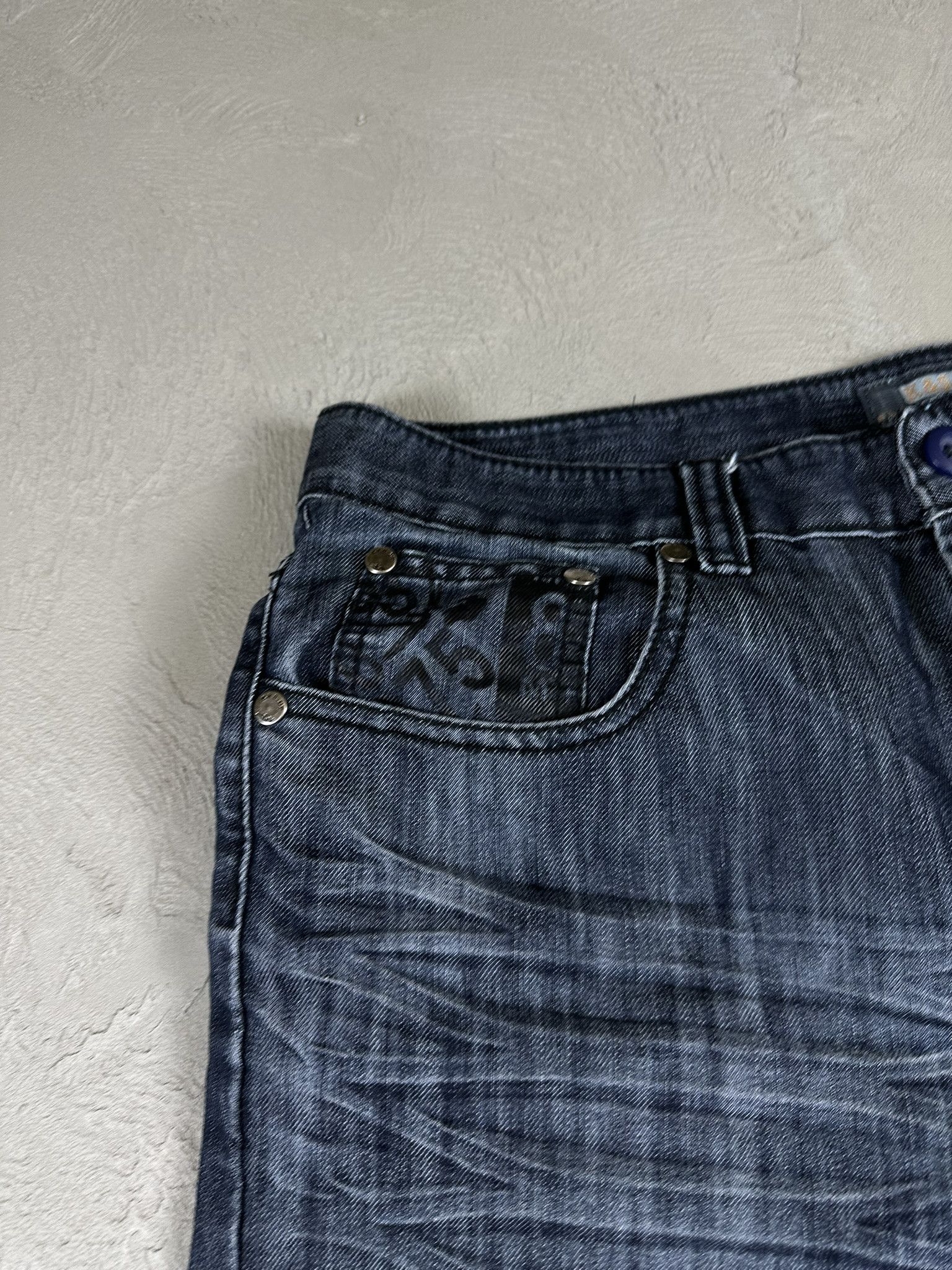 Vintage Vintage Y2k Fullprint Baggy Oversized Denim Jeans Pants 00s Size US 38 / EU 54 - 9 Thumbnail