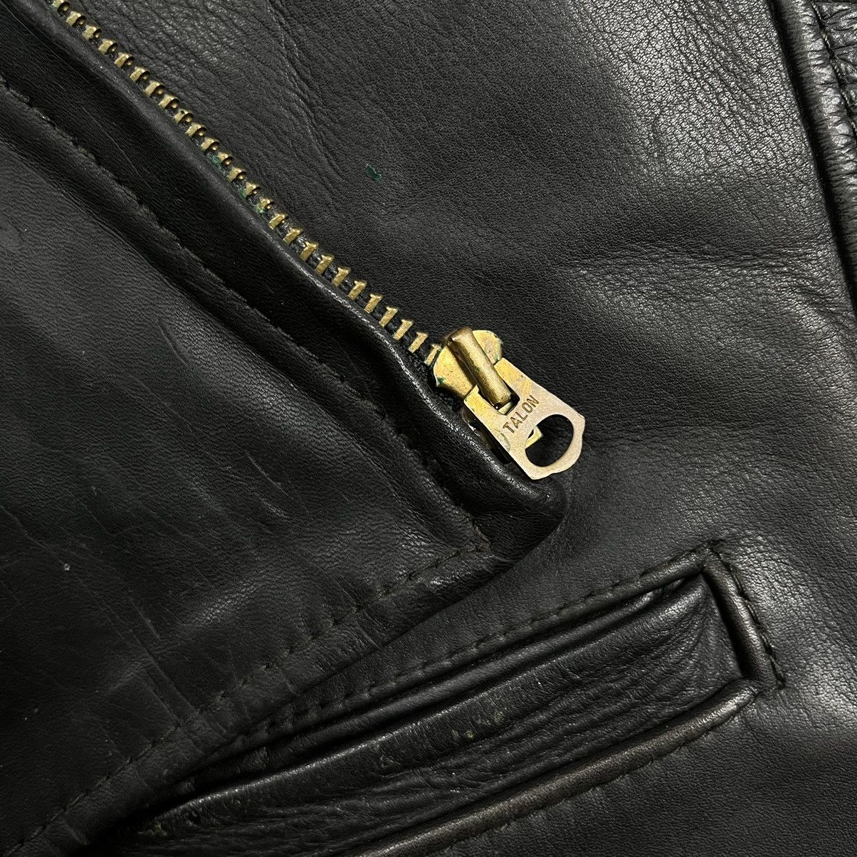 Vintage 70s The Transatlantic clothing leather vest talon