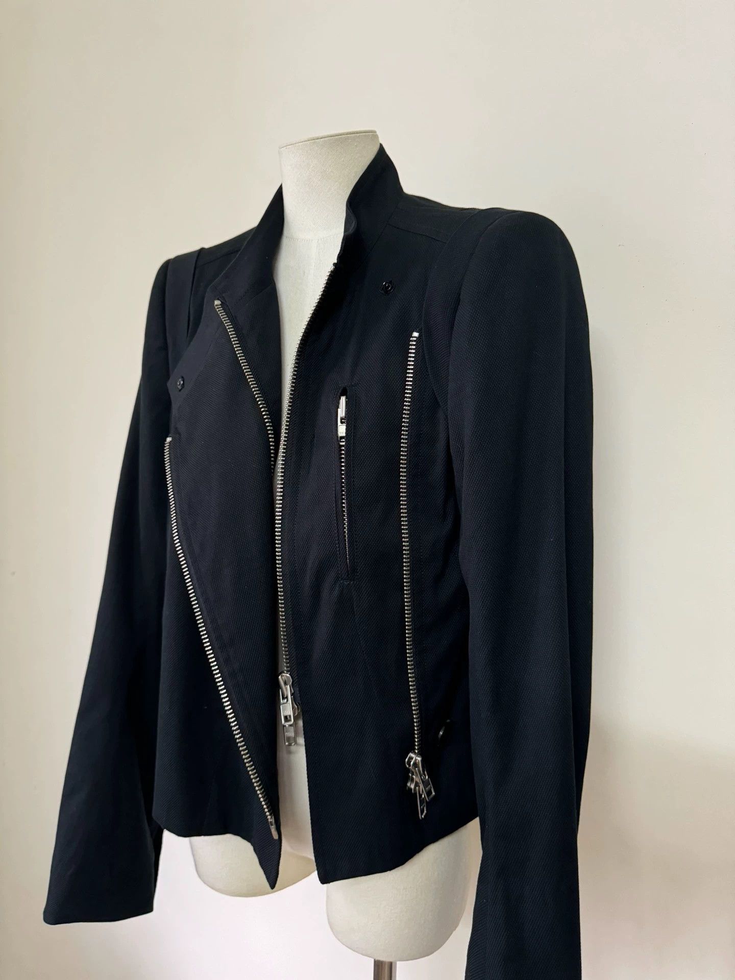 Ann Demeulemeester AnnDemeulemeester 04FW Multi-Way Zip-Up Jacket Size XS / US 0-2 / IT 36-38 - 3 Thumbnail