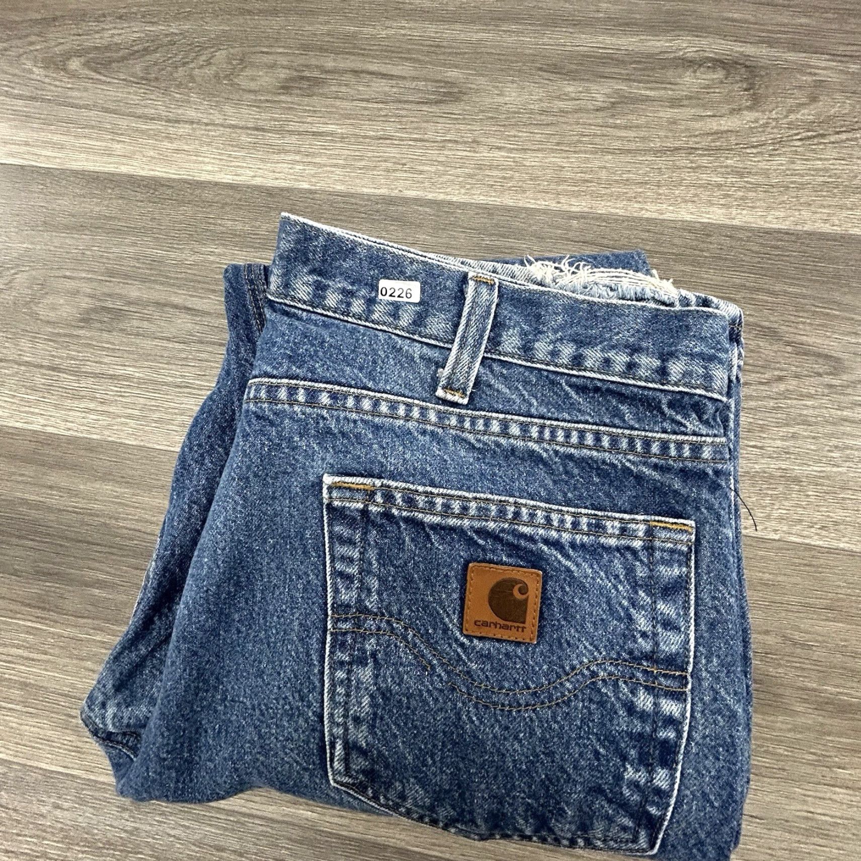 Carhartt Carhartt Jeans Adult 34x32 Straight Denim 5-Pocket Blue Cowboy Workwear Mens Size US 34 / EU 50 - 7 Thumbnail