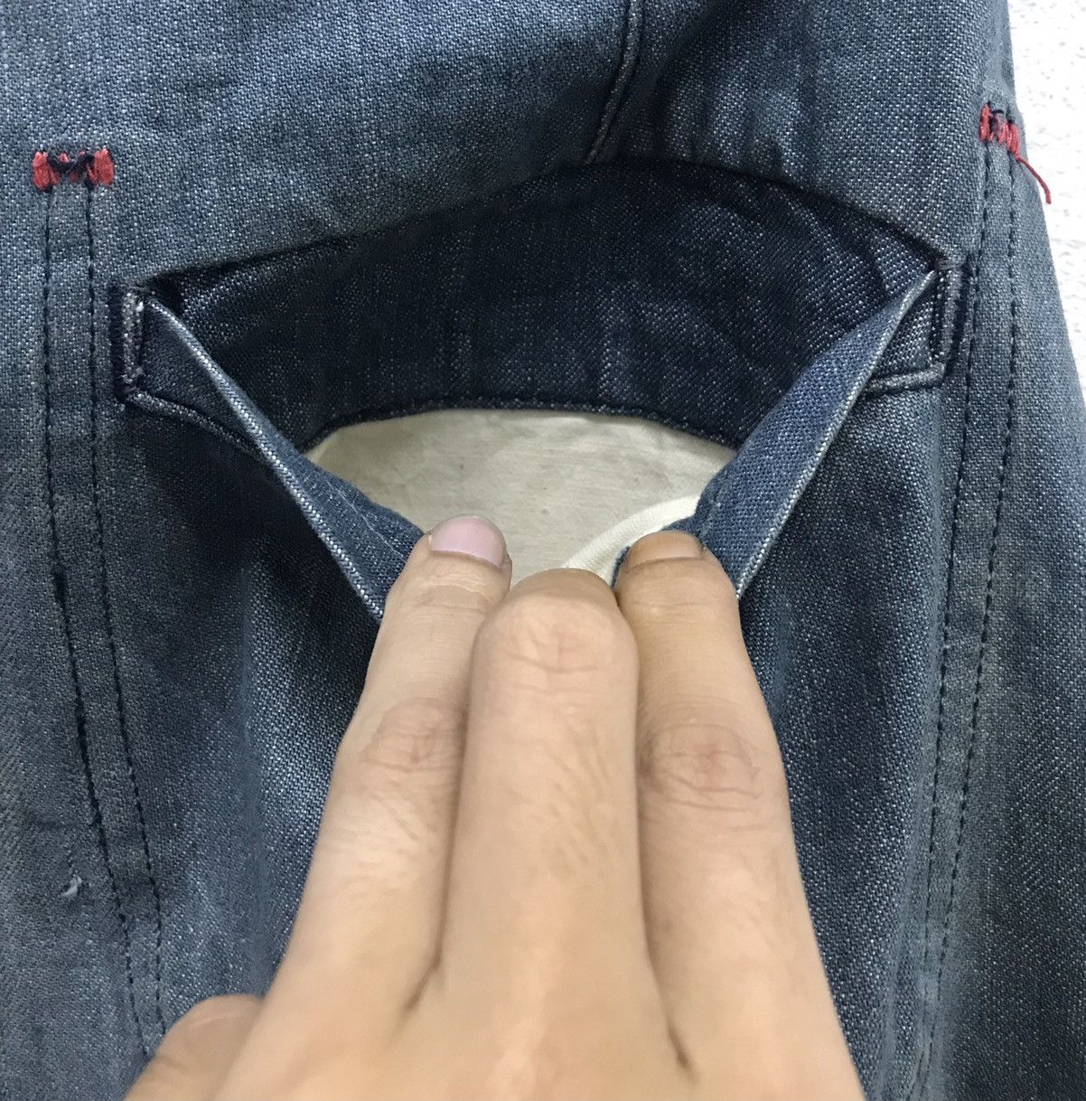 Japanese Brand × Vintage Vintage Hectic Mad Made In Japan Denim Pants Size US 36 / EU 52 - 8 Thumbnail
