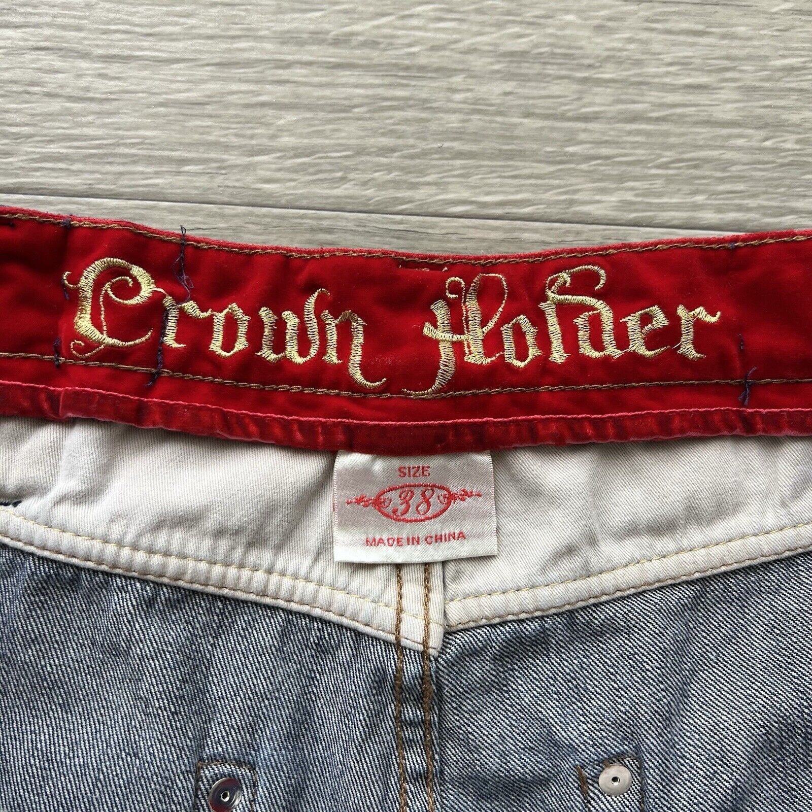 Other Vintage CROWN HOLDER Y2K Baggy Emo Grunge Jeans Size US 40 / EU 56 - 4 Thumbnail