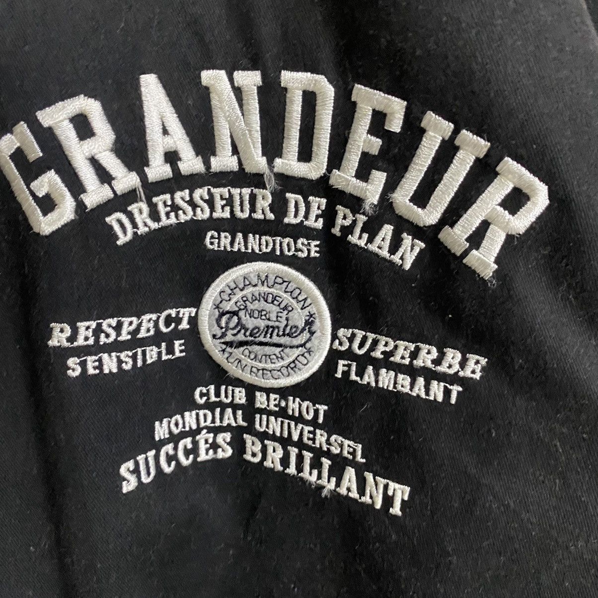 Japanese Brand Grandeur embroidery black jacket Size US L / EU 52-54 / 3 - 8 Thumbnail