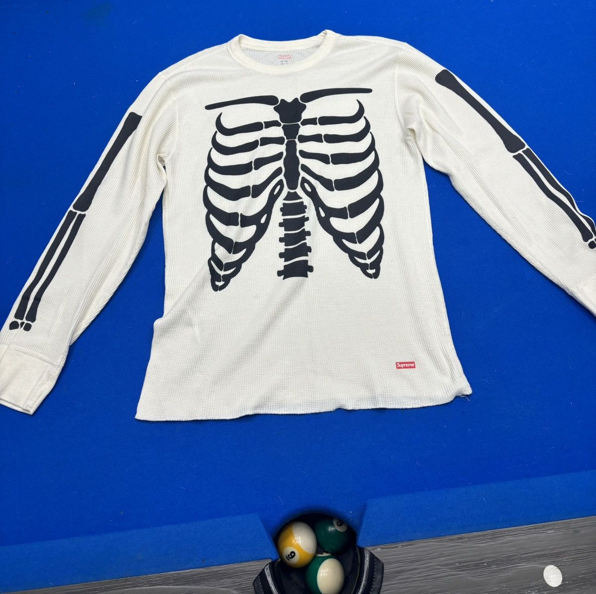 Supreme Supreme Hanes Bone Thermal Crew long sleeve | Grailed