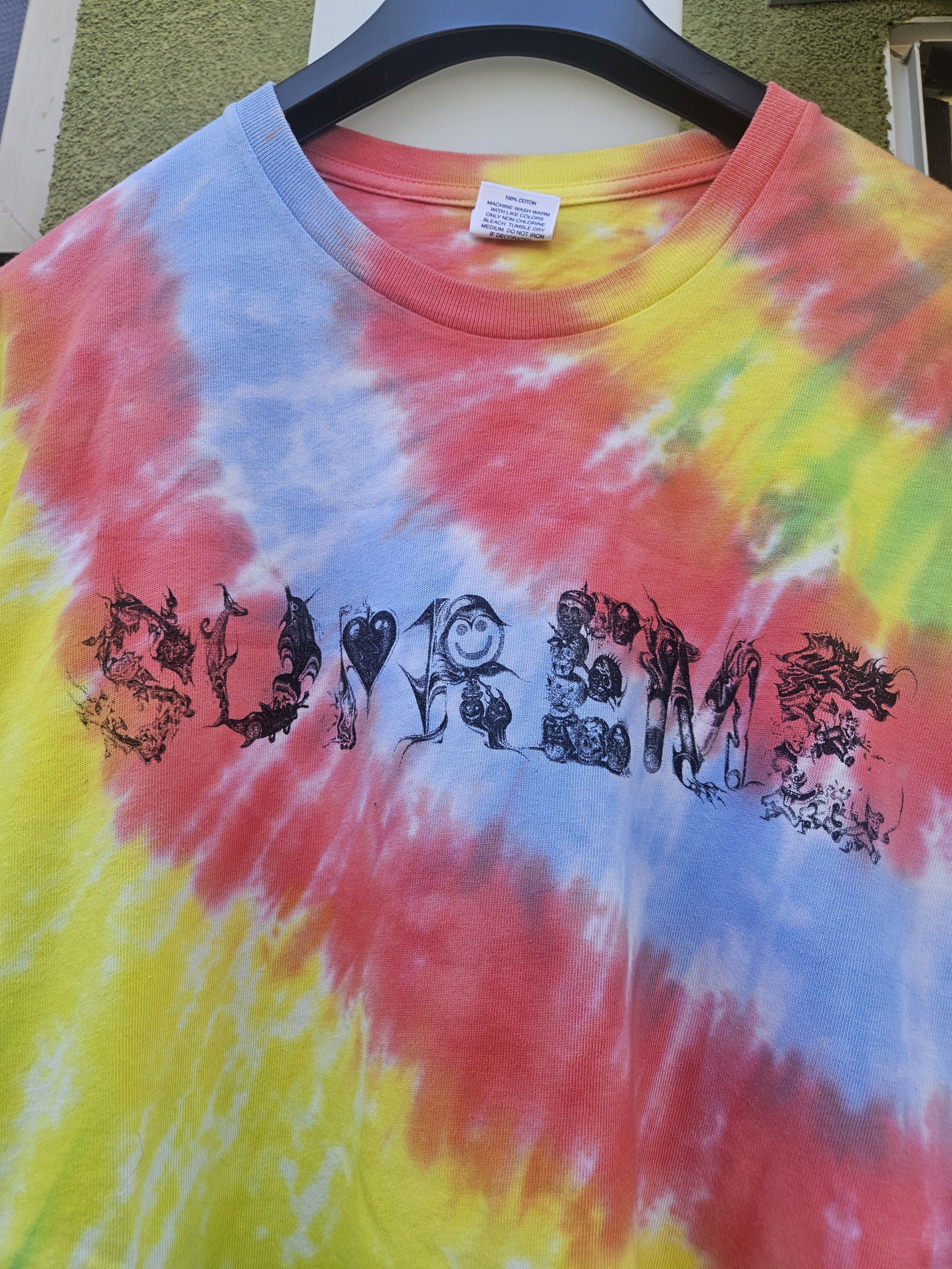 Supreme Oversized Morph Rainbow Tie Dye T Shirt Size US L / EU 52-54 / 3 - 3 Thumbnail