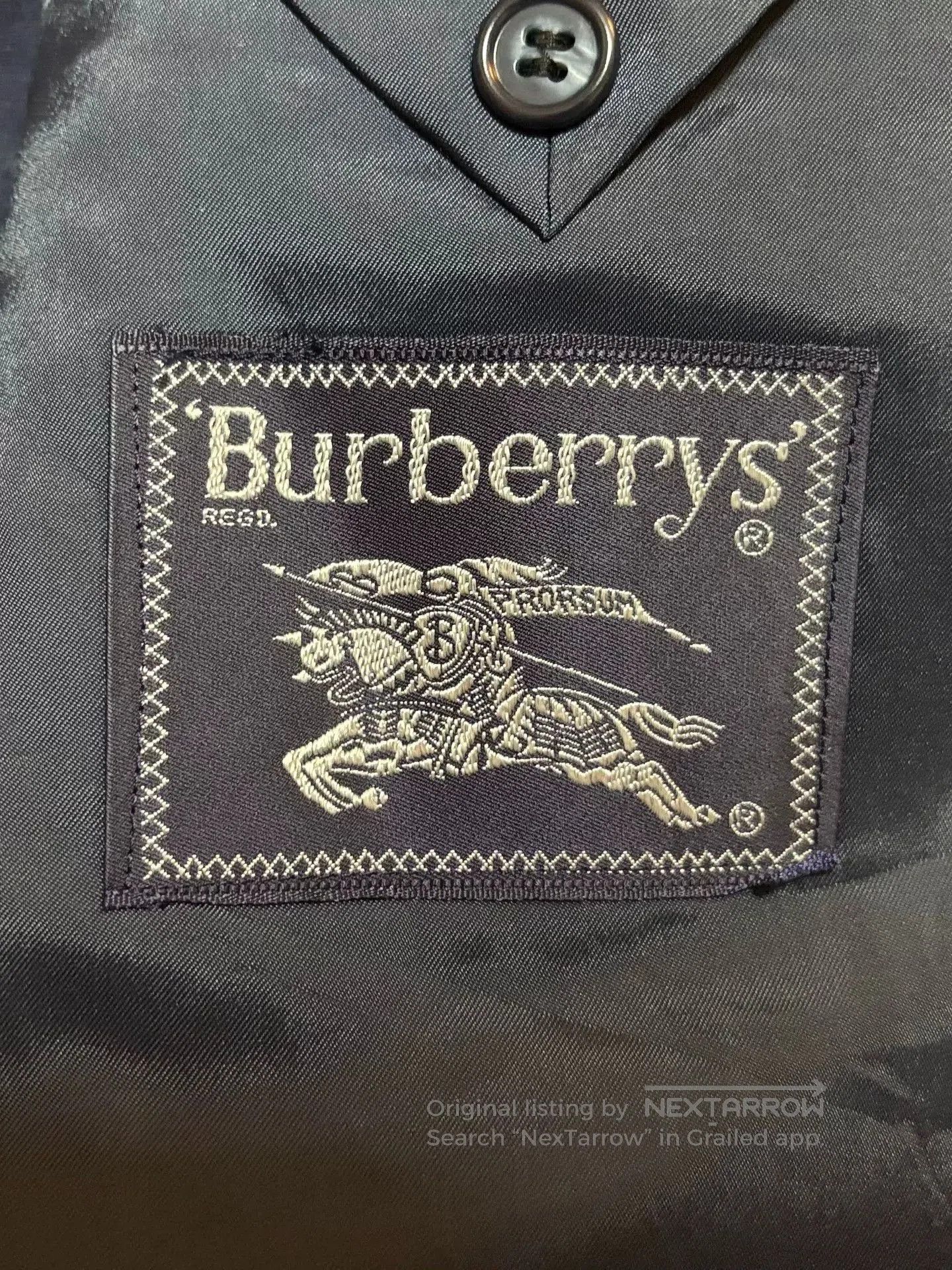 Burberry Burberry Men's Dark Blue Single. Size US M / EU 48-50 / 2 - 7 Thumbnail