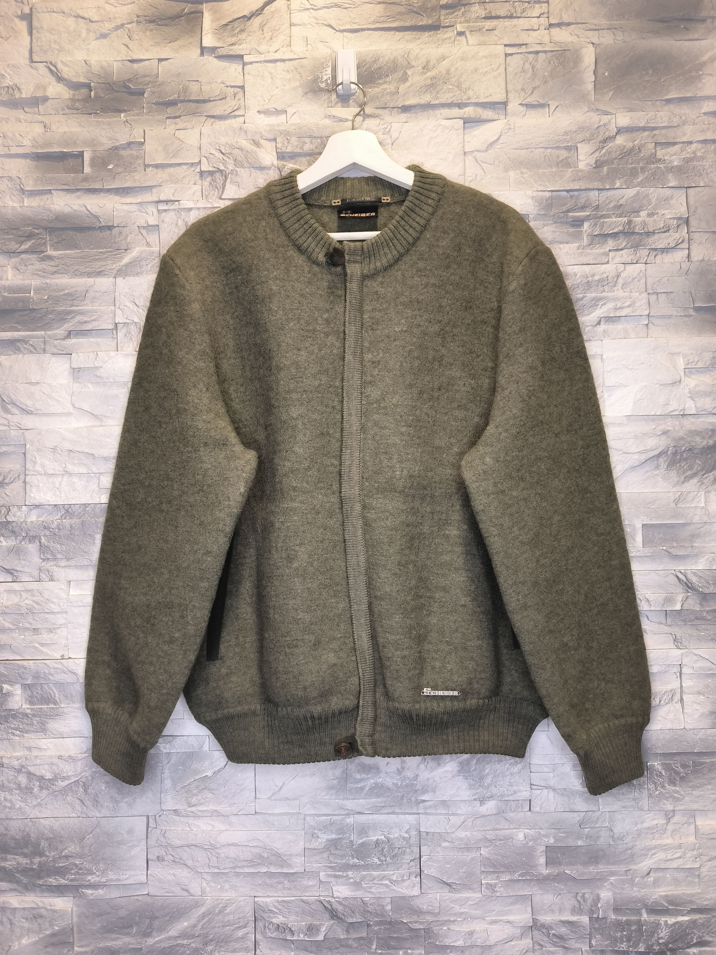 Vintage Scheiber Tyrol Wool Bomber Jacket Vintage Size US M / EU 48-50 / 2 - 1 Thumbnail