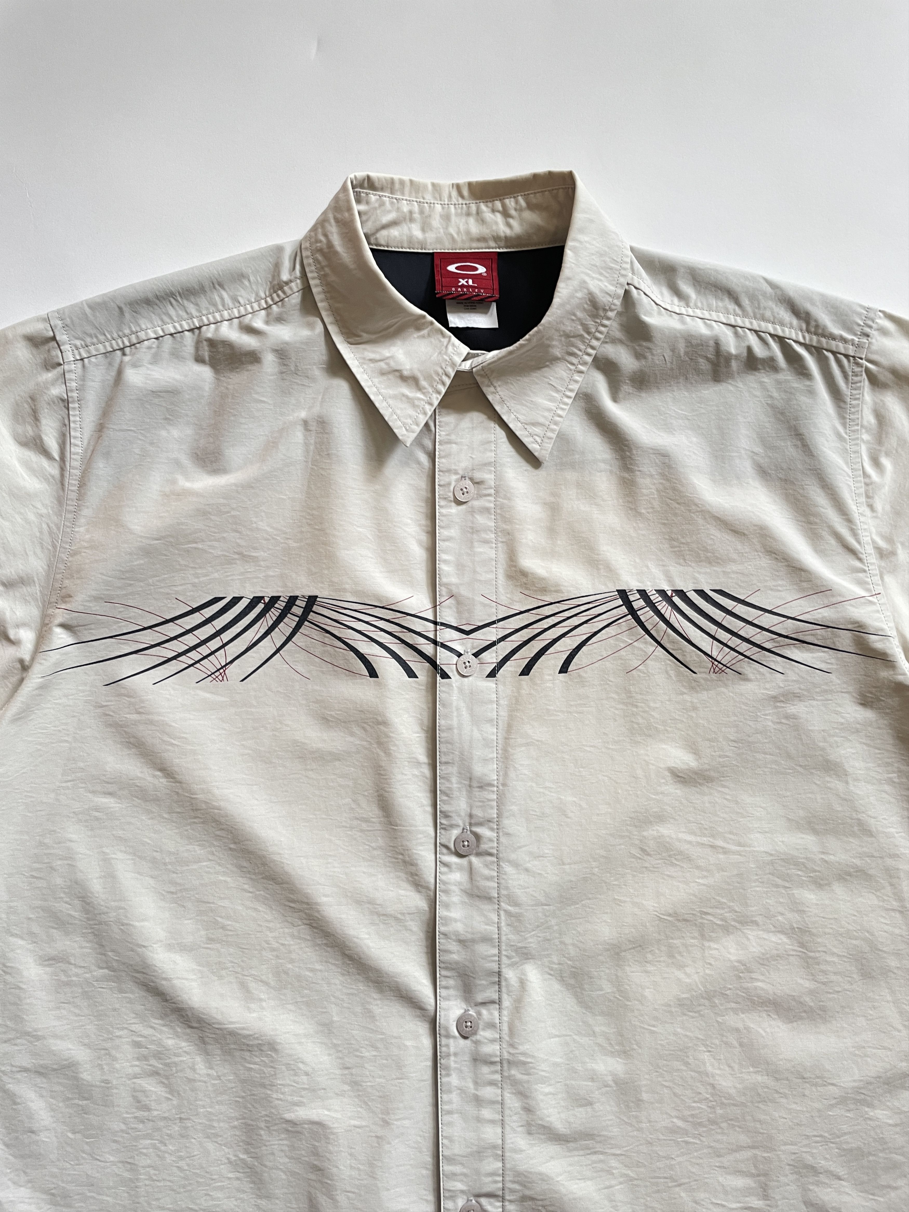 Oakley 1990s Oakley Boxy Gorpcore Shirt Size US XL / EU 56 / 4 - 2 Thumbnail