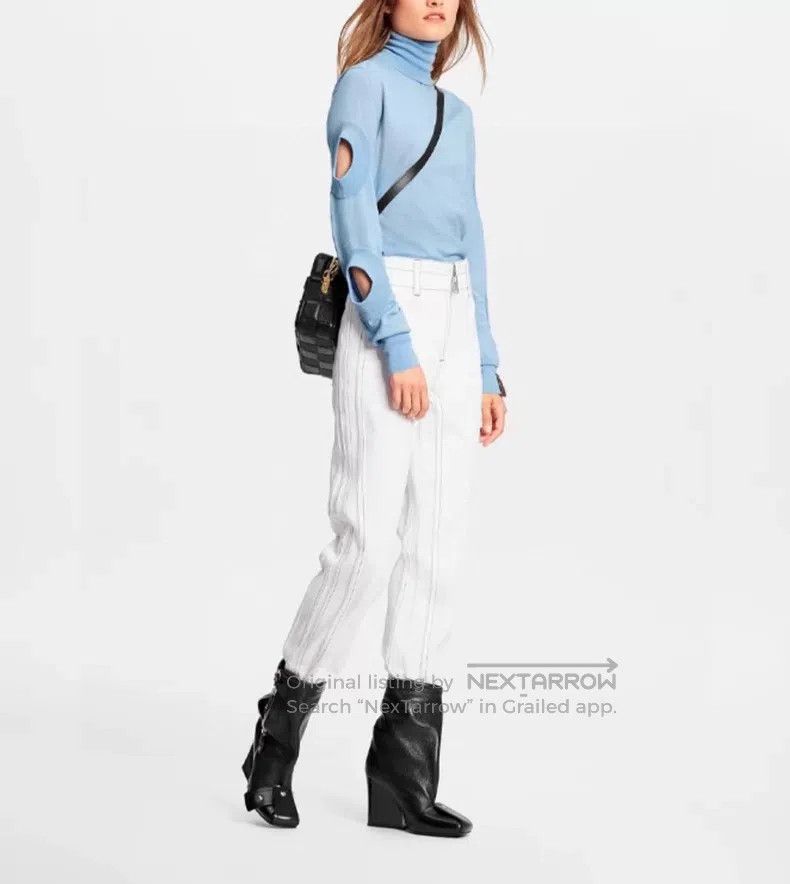 Louis Vuitton Louis Vuitton White Denim Pants Size US 36 / EU 52 - 8 Thumbnail
