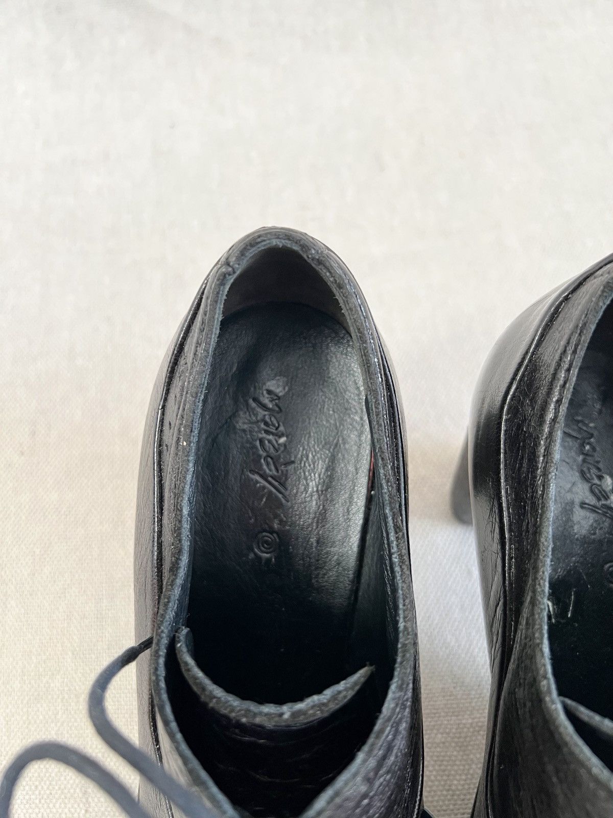 Marsell Marsell Leather Heeled Oxfords Size US 9 / IT 39 - 10 Thumbnail
