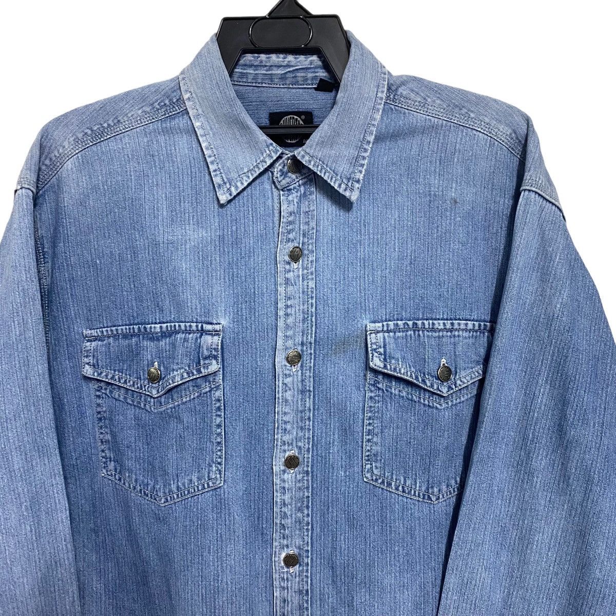 Levi's Vintage Levis Silvertab Denim Shirt Button Up Size US M / EU 48-50 / 2 - 7 Thumbnail