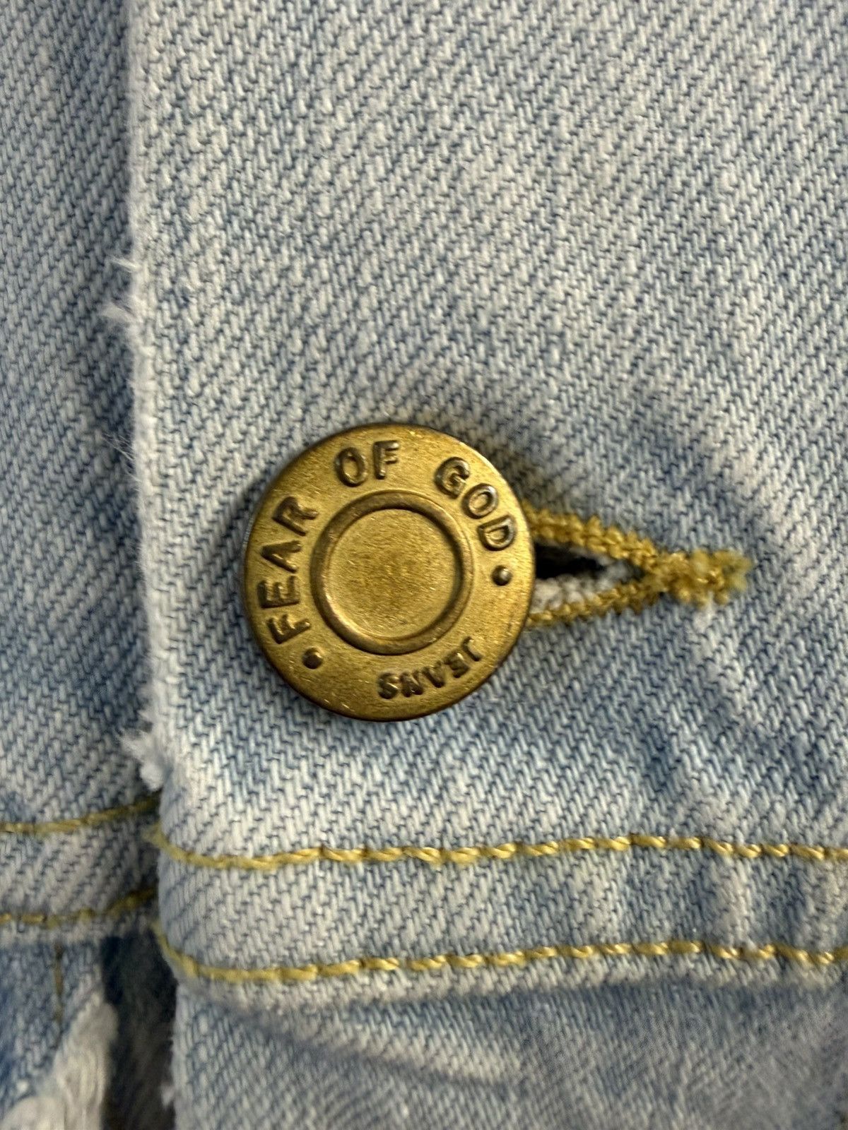 Fear of God Fear of God Eternal Collection Denim Jacket-Lt. Vintage Wash Size US XL / EU 56 / 4 - 5 Thumbnail