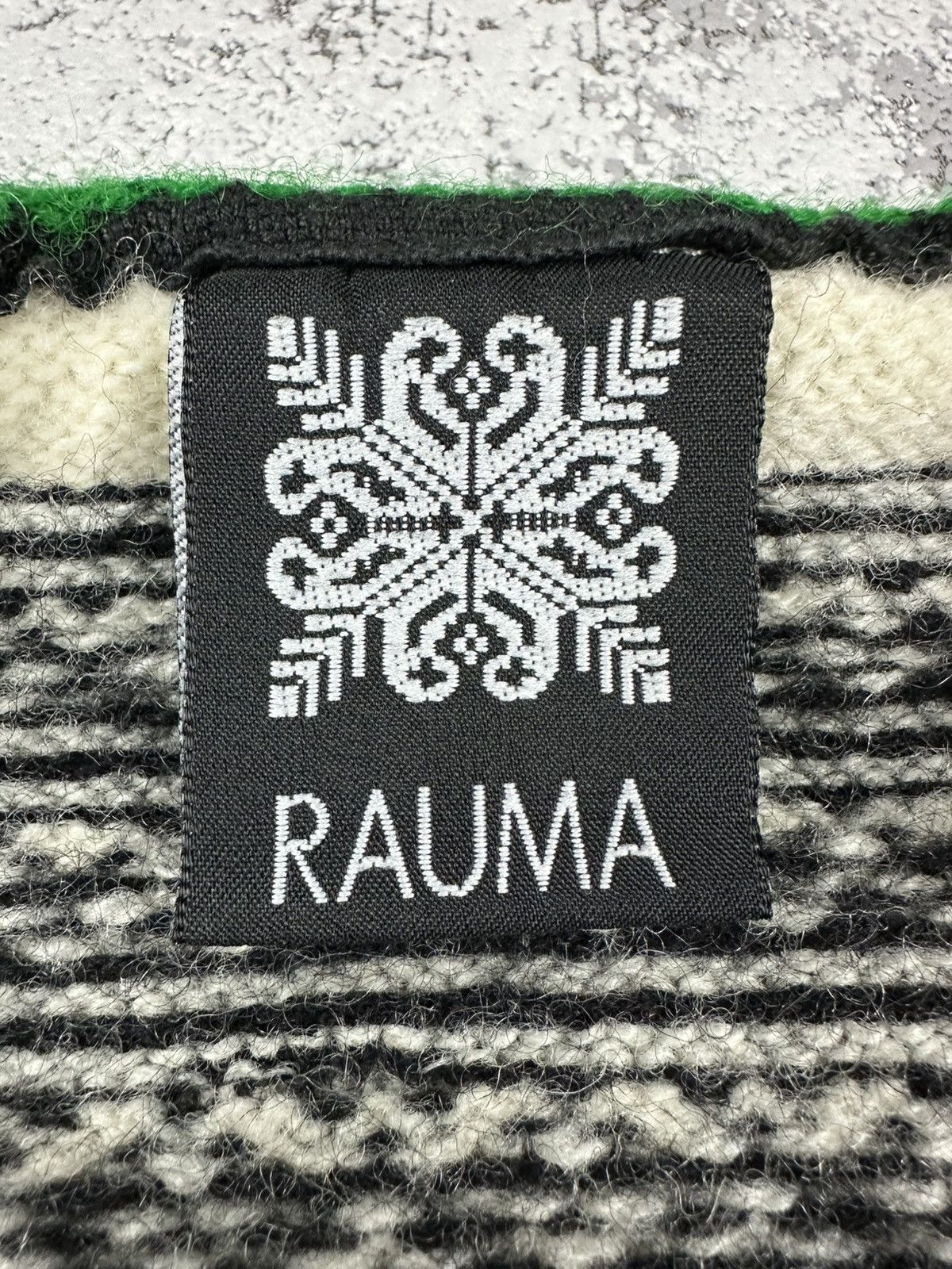 Vintage Rare RAUMA Norwegian Cardigan 100% Pure Wool Knit Size US L / EU 52-54 / 3 - 8 Thumbnail